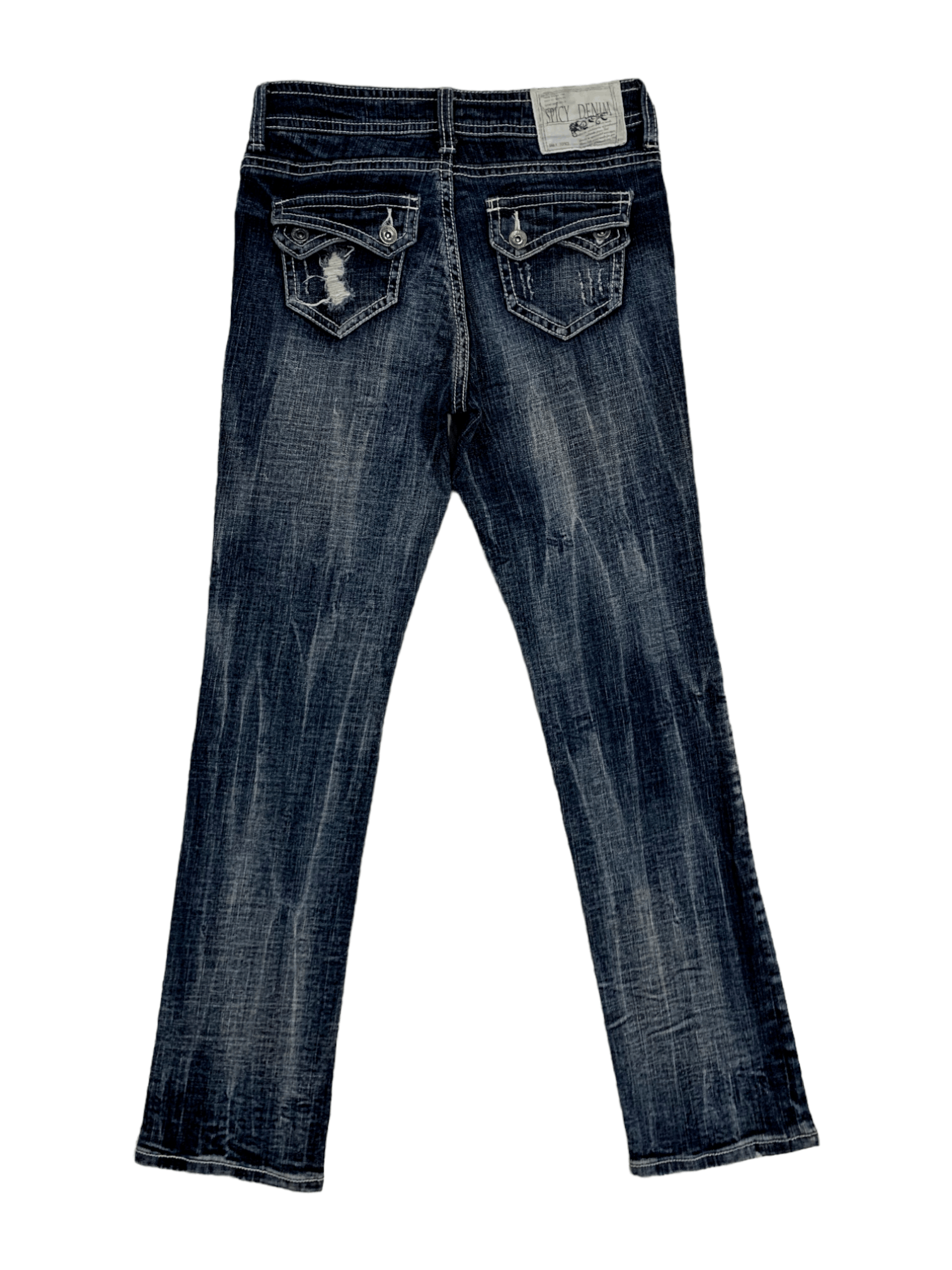 Japanese Brand SALES🔥Vintage Japanese Brand Distressed Jeans Size US 28 / EU 44 - 2 Thumbnail
