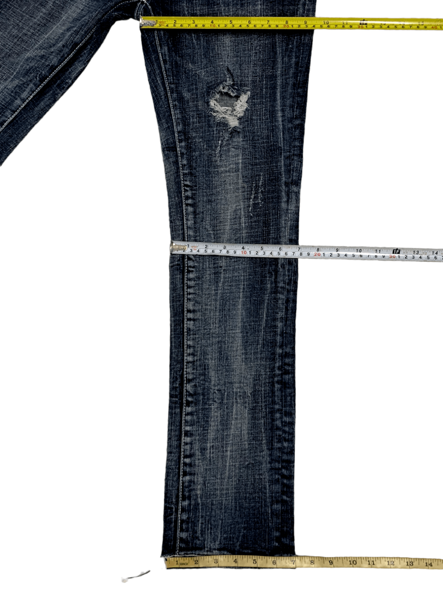 Japanese Brand SALES🔥Vintage Japanese Brand Distressed Jeans Size US 28 / EU 44 - 18 Thumbnail