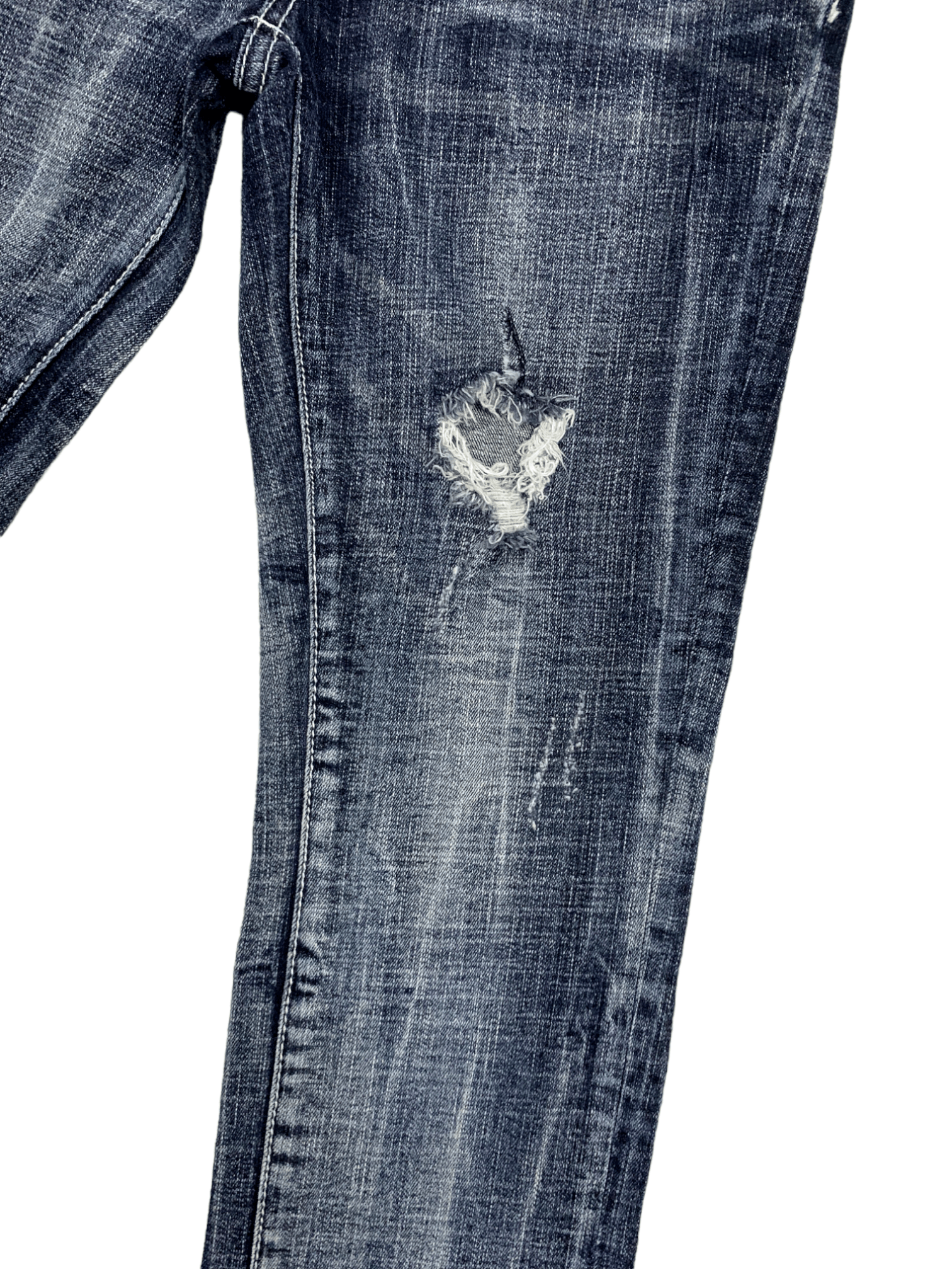 Japanese Brand SALES🔥Vintage Japanese Brand Distressed Jeans Size US 28 / EU 44 - 9 Thumbnail