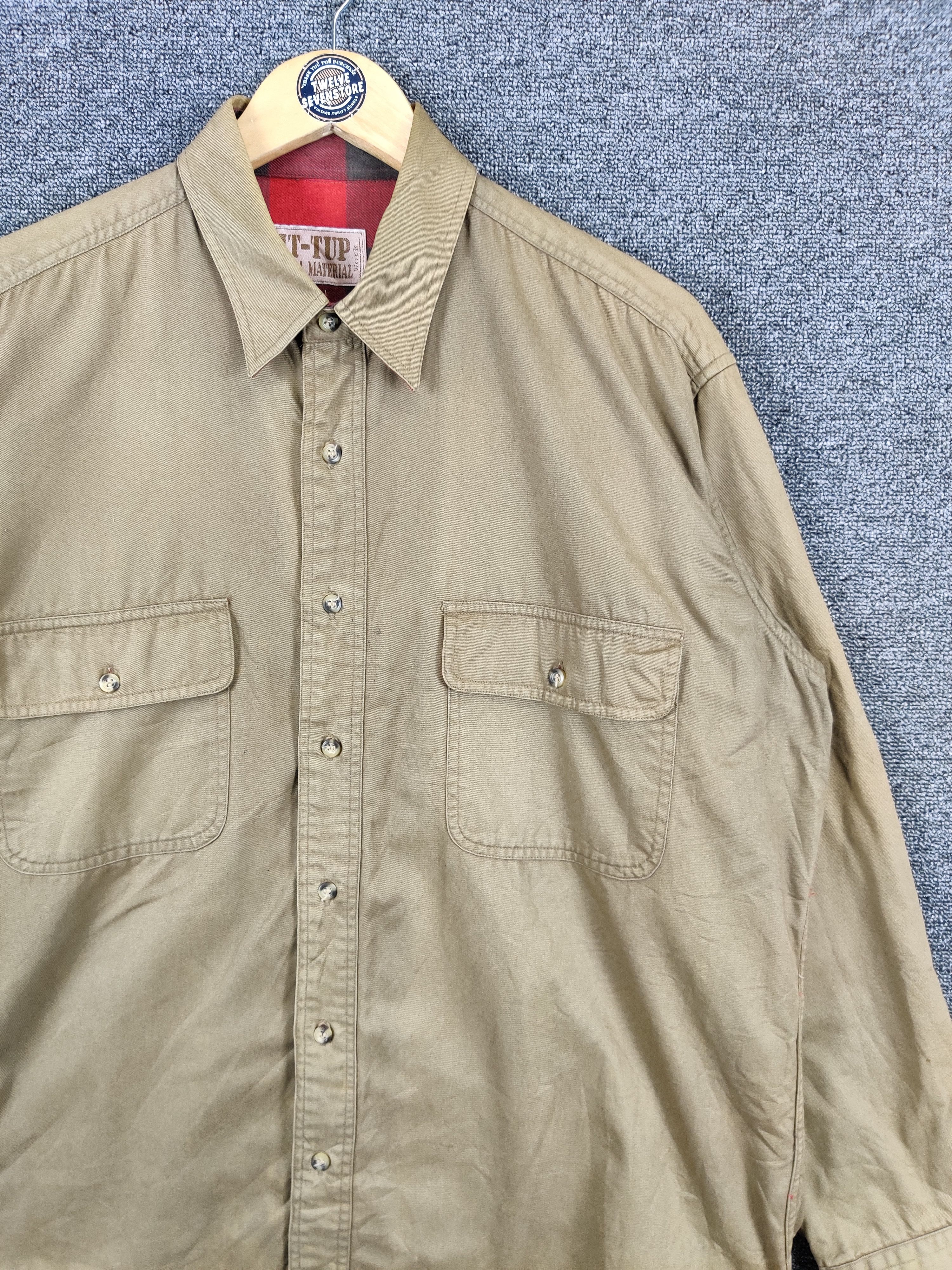 Japanese Brand Vintage Japanese Brand Checkered Shirt Button Up By Tit-Tup Size US M / EU 48-50 / 2 - 6 Thumbnail