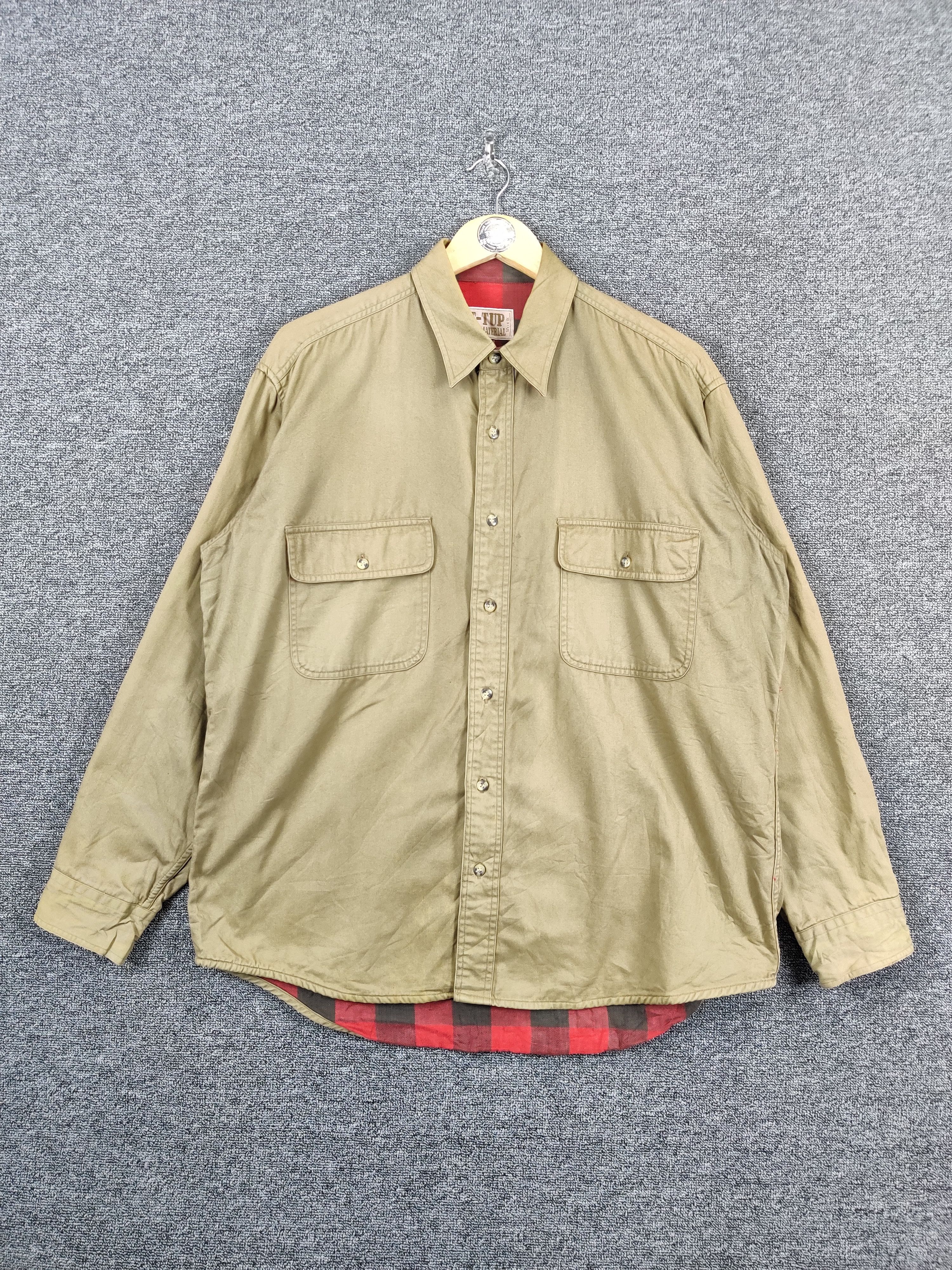 Japanese Brand Vintage Japanese Brand Checkered Shirt Button Up By Tit-Tup Size US M / EU 48-50 / 2 - 1 Thumbnail