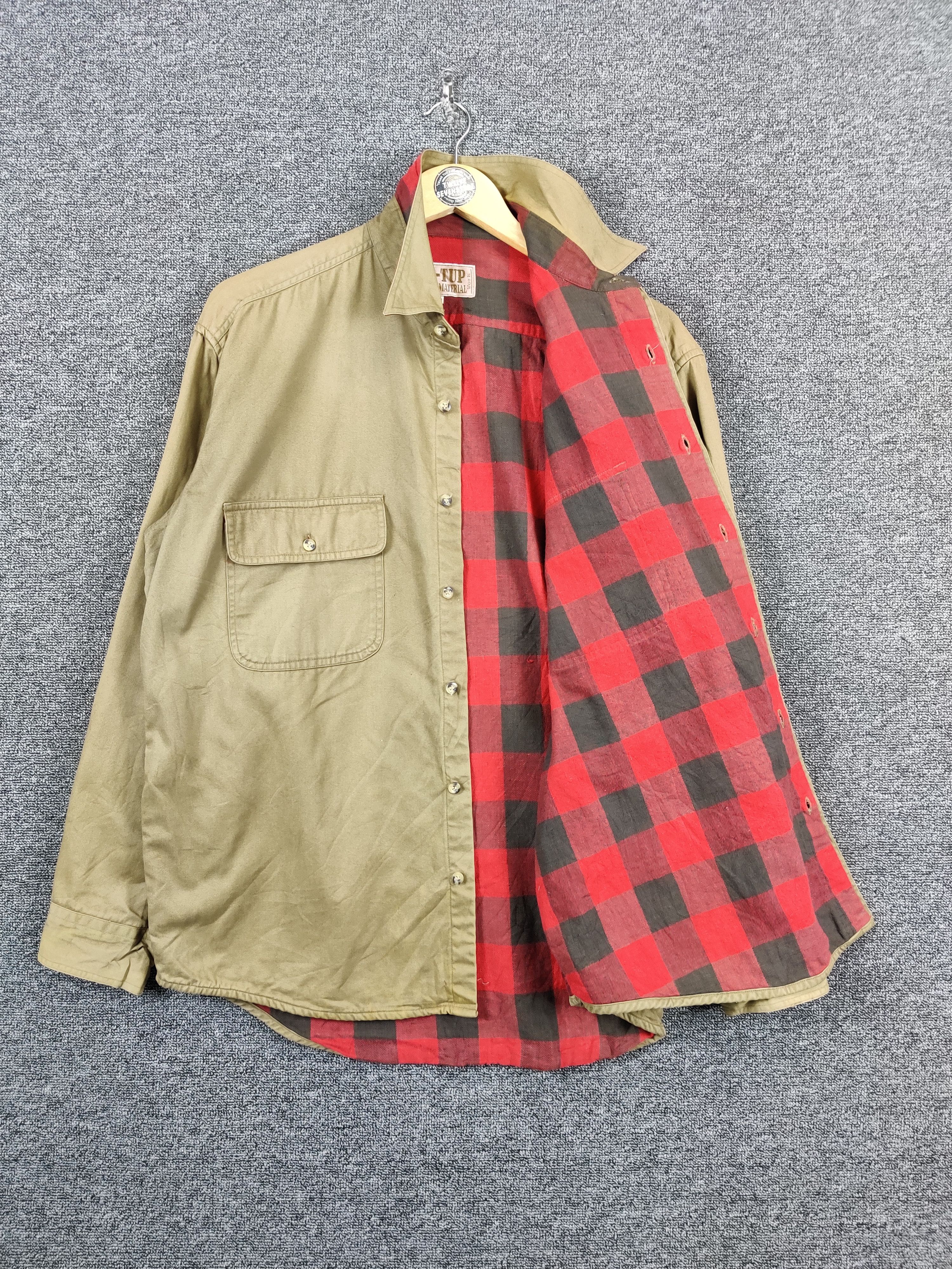 Japanese Brand Vintage Japanese Brand Checkered Shirt Button Up By Tit-Tup Size US M / EU 48-50 / 2 - 7 Thumbnail