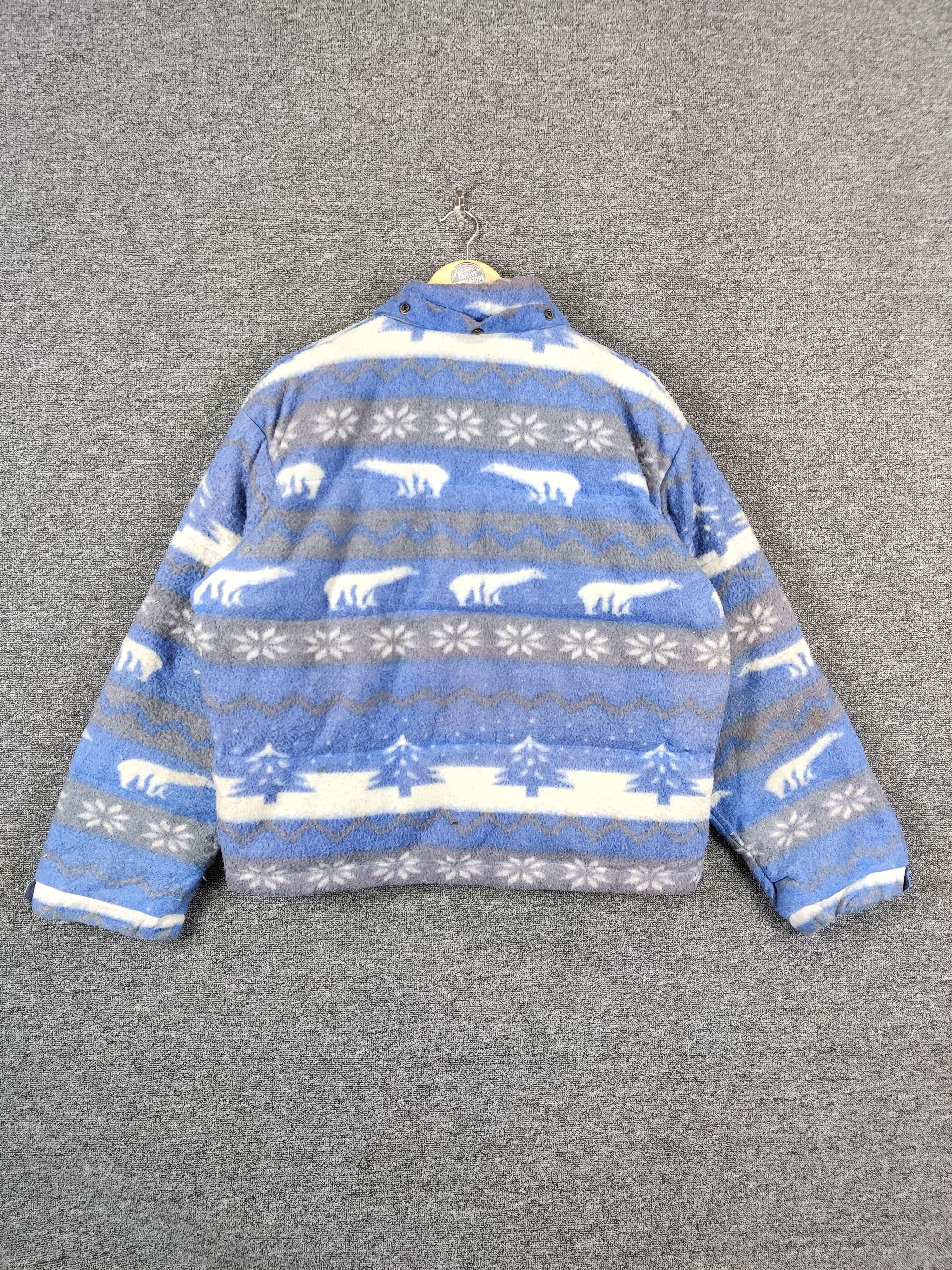 Japanese Brand Vintage 90s Jungle Storm Polar Bear Puffer Jacket Size US M / EU 48-50 / 2 - 5 Thumbnail