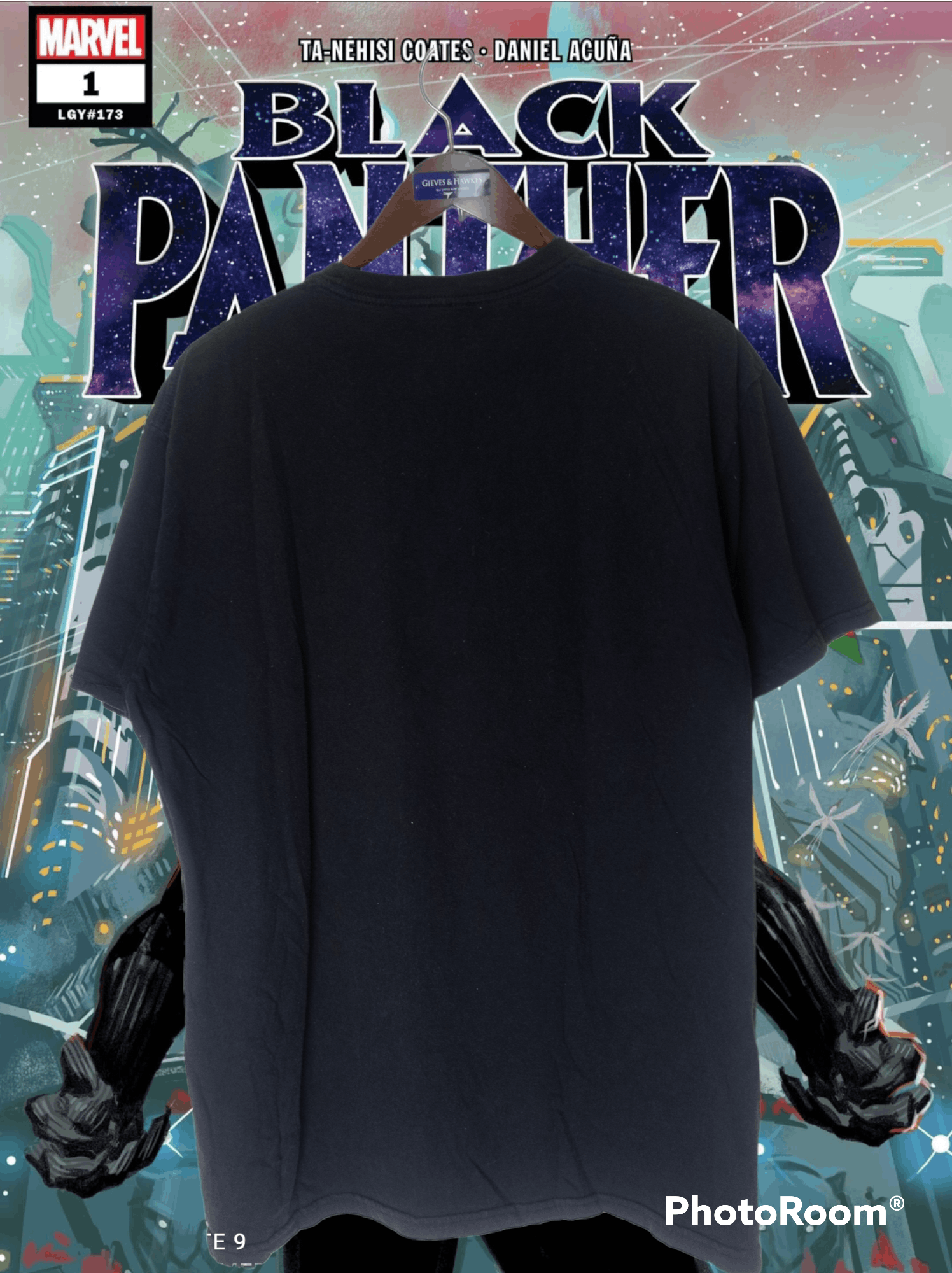 Cartoon Network × Marvel Comics Marvel Comics Black Panther the Six Million Year man tee Size US XL / EU 56 / 4 - 2 Thumbnail