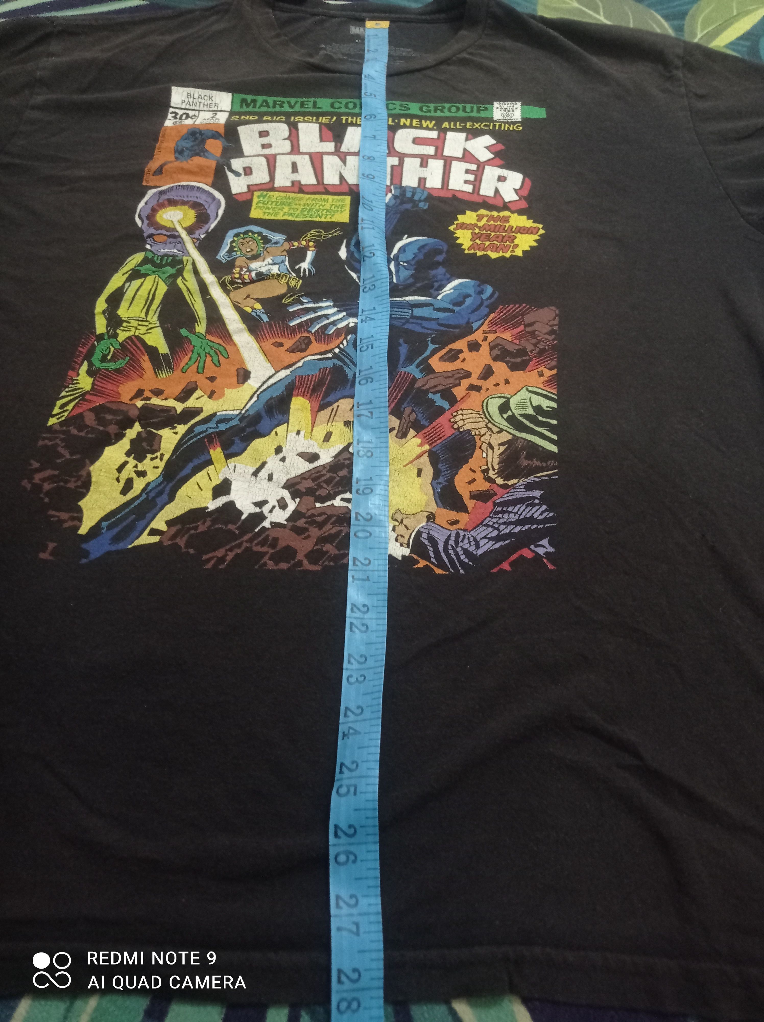 Cartoon Network × Marvel Comics Marvel Comics Black Panther the Six Million Year man tee Size US XL / EU 56 / 4 - 11 Thumbnail