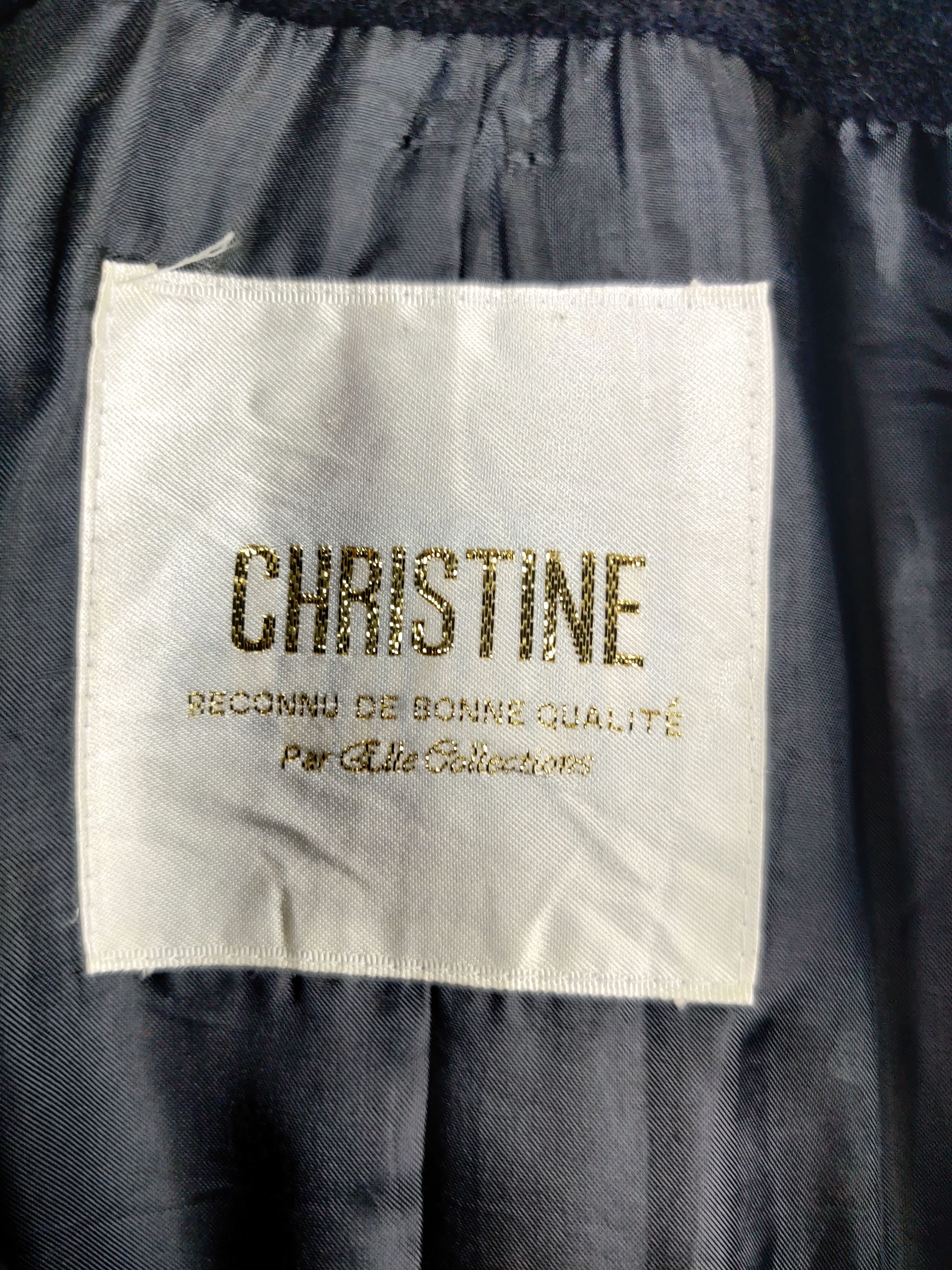 Japanese Brand Vintage Christine Double Breasted Fur Coat Size US M / EU 48-50 / 2 - 7 Thumbnail