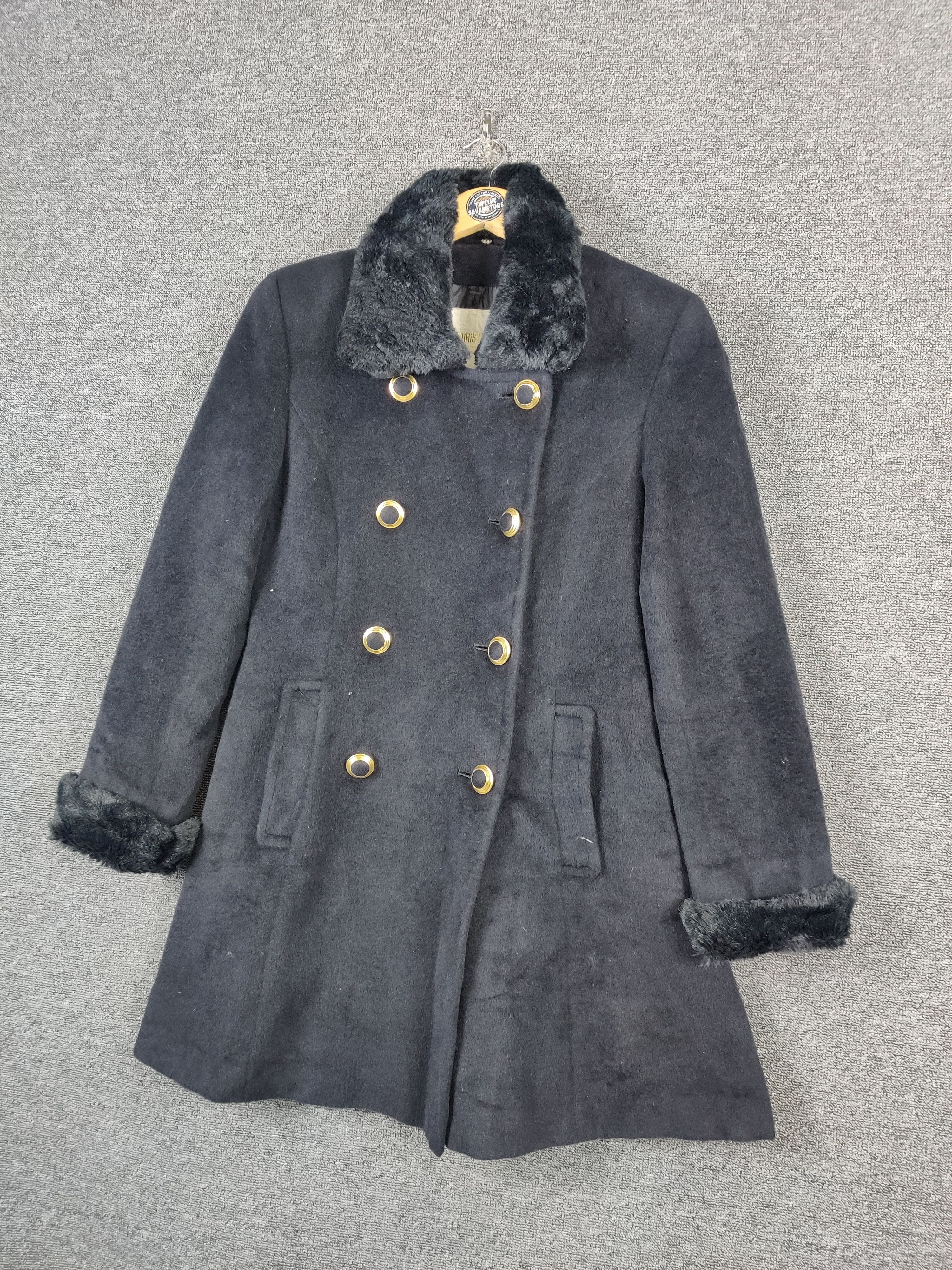 Japanese Brand Vintage Christine Double Breasted Fur Coat Size US M / EU 48-50 / 2 - 2 Thumbnail