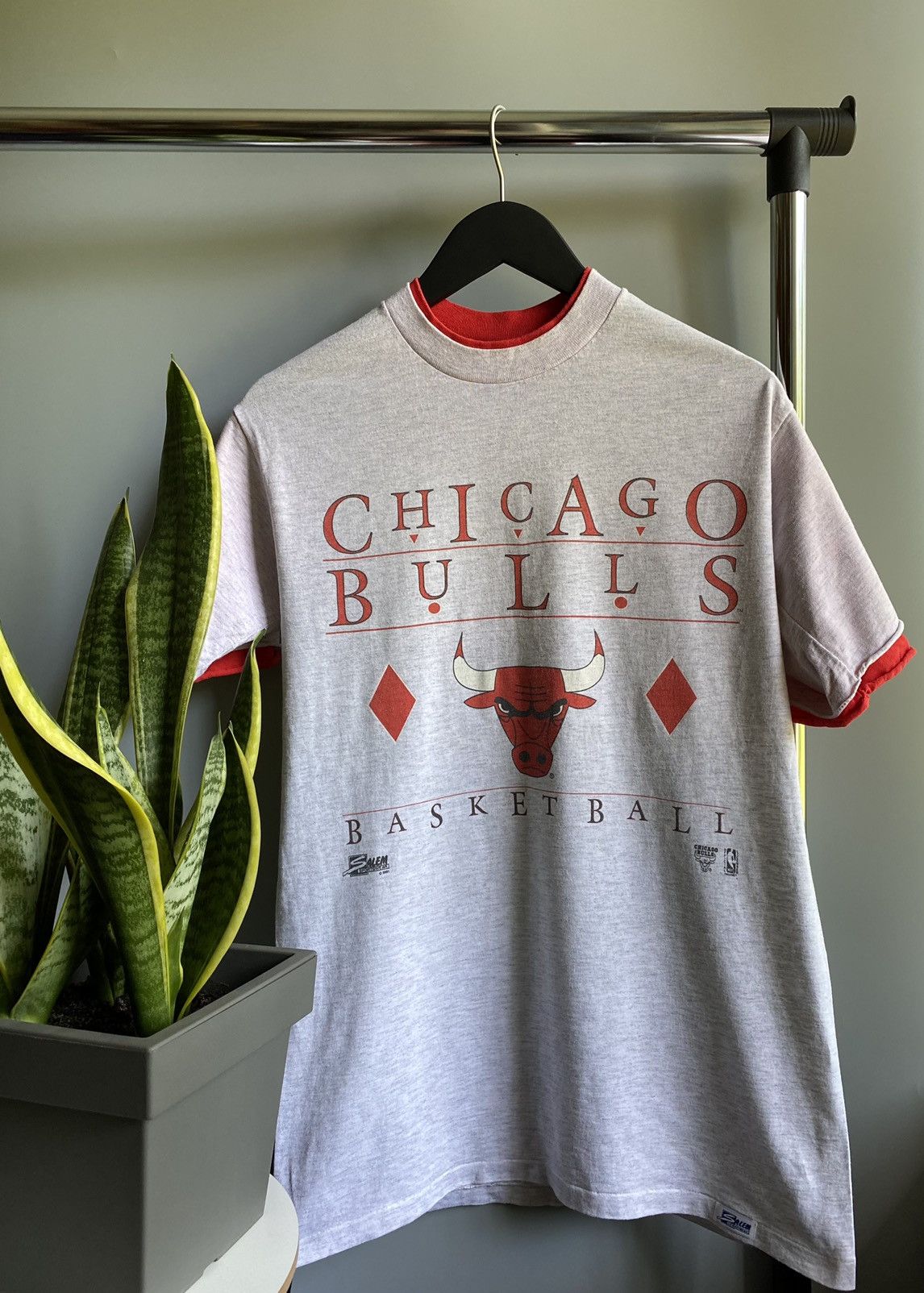 NBA Vintage 1991 Chicago Bulls NBA T shirt Team Match Game M Size US M / EU 48-50 / 2 - 1 Thumbnail