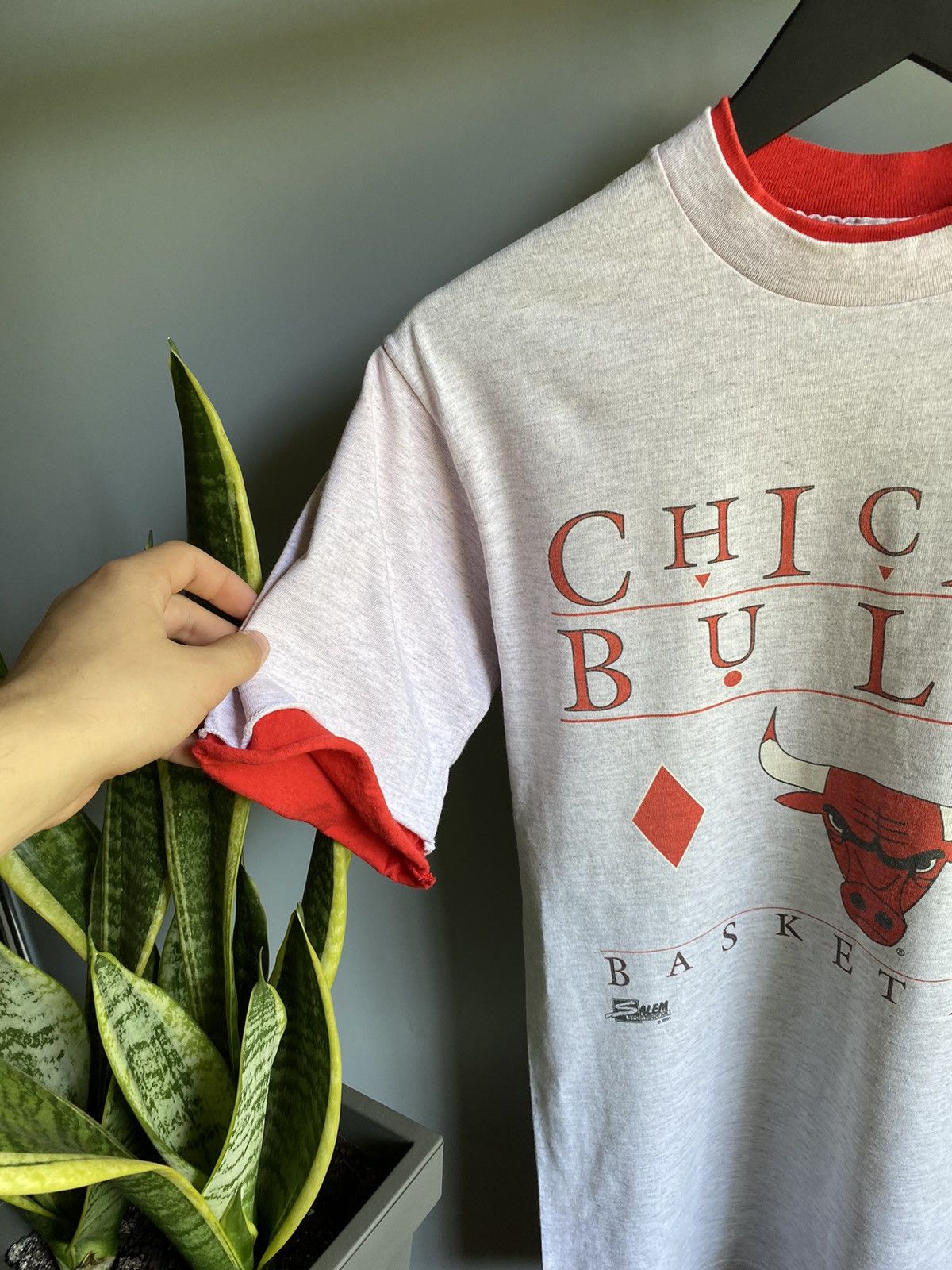 NBA Vintage 1991 Chicago Bulls NBA T shirt Team Match Game M Size US M / EU 48-50 / 2 - 16 Thumbnail