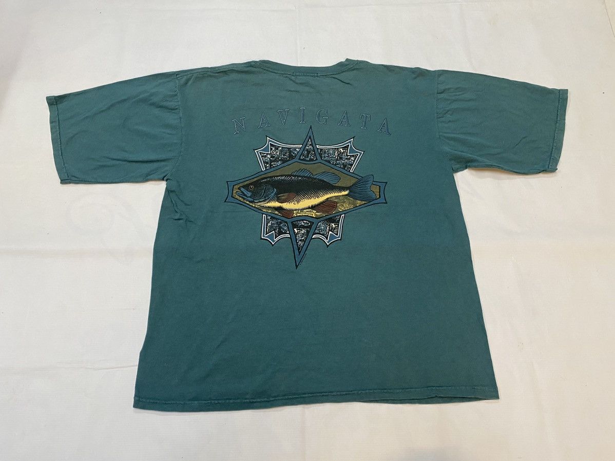 Vintage Vintage Navigata by Bugle Boy Tee Size US XL / EU 56 / 4 - 2 Thumbnail