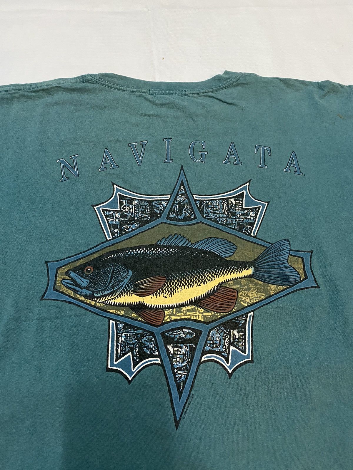 Vintage Vintage Navigata by Bugle Boy Tee Size US XL / EU 56 / 4 - 1 Thumbnail