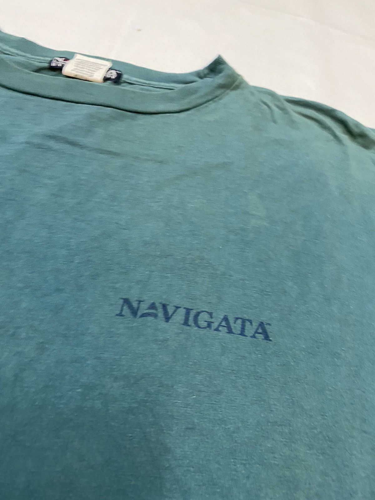 Vintage Vintage Navigata by Bugle Boy Tee Size US XL / EU 56 / 4 - 6 Thumbnail