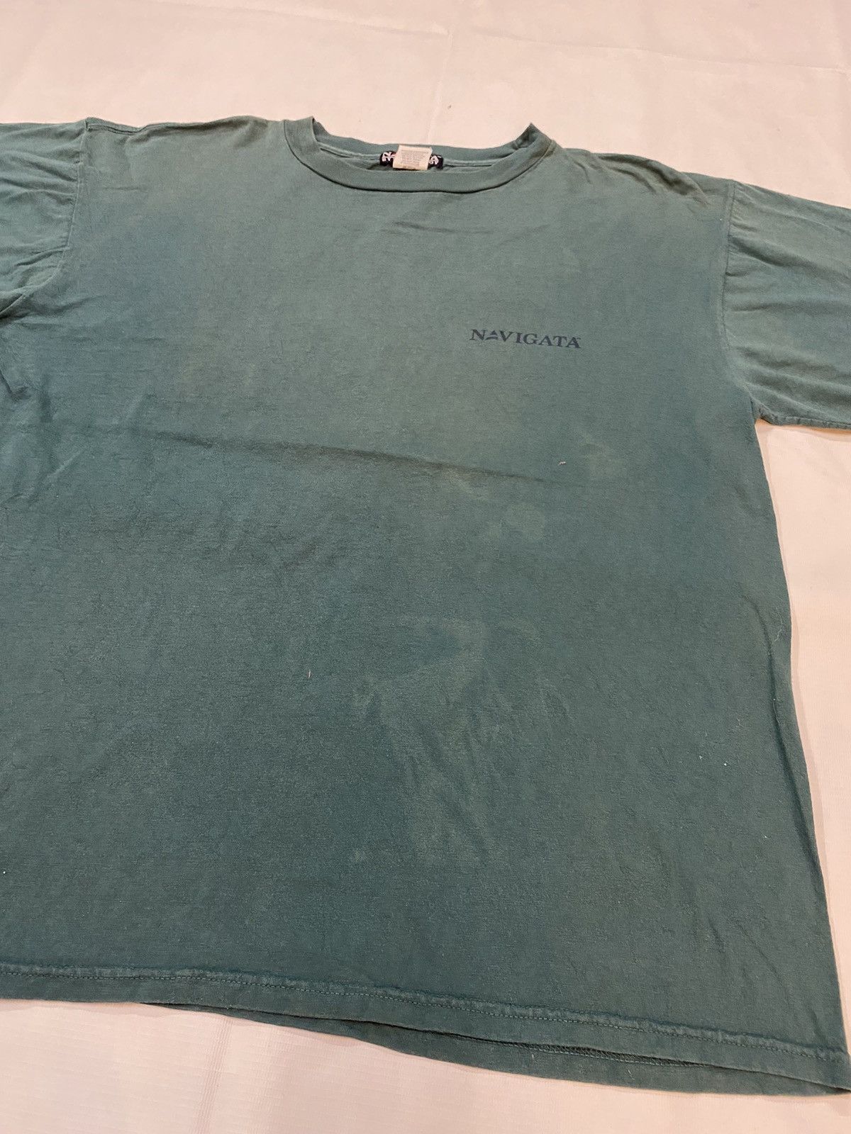 Vintage Vintage Navigata by Bugle Boy Tee Size US XL / EU 56 / 4 - 5 Thumbnail