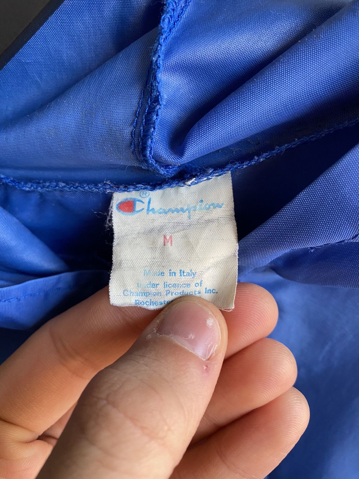 Champion × Vintage Vantage Champion Side Taped Logo Raincoat light jacket Size US M / EU 48-50 / 2 - 5 Thumbnail