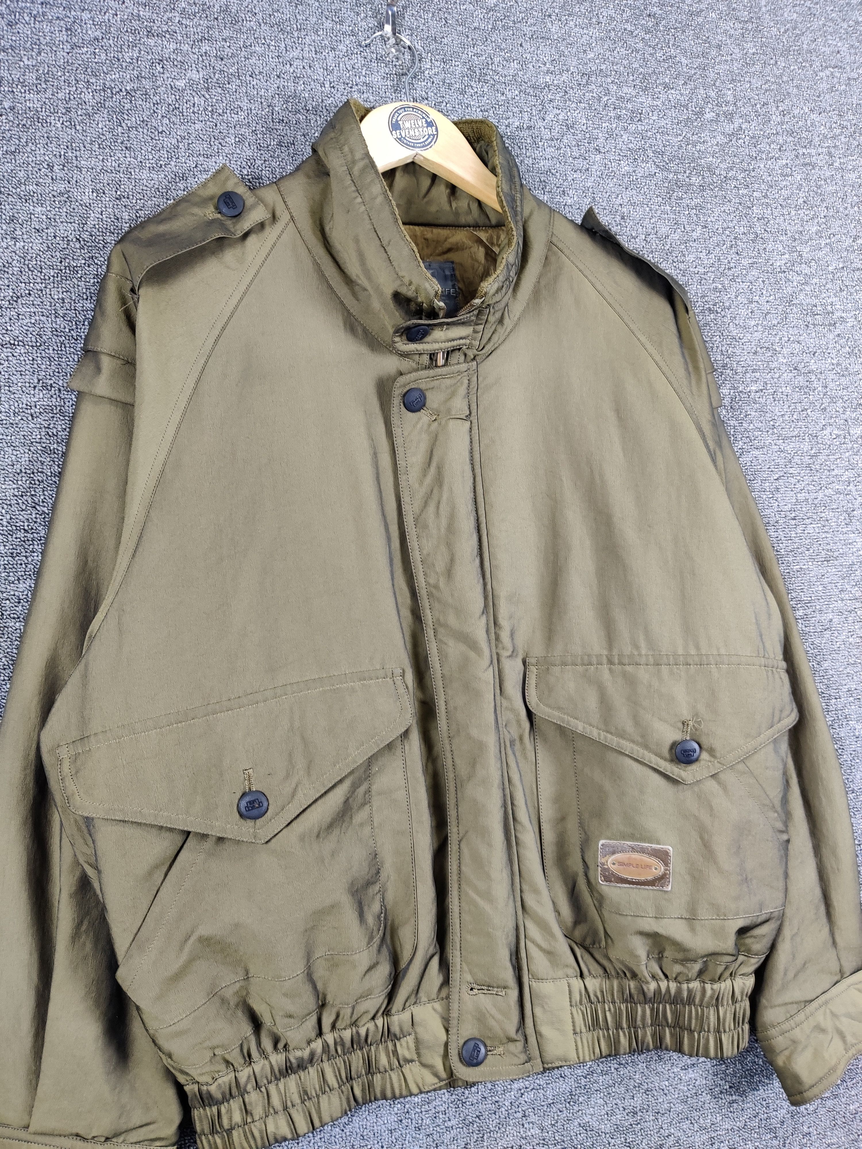 Japanese Brand Vintage Japanese Brand Simple Life Zipper Jacket Size US L / EU 52-54 / 3 - 5 Thumbnail