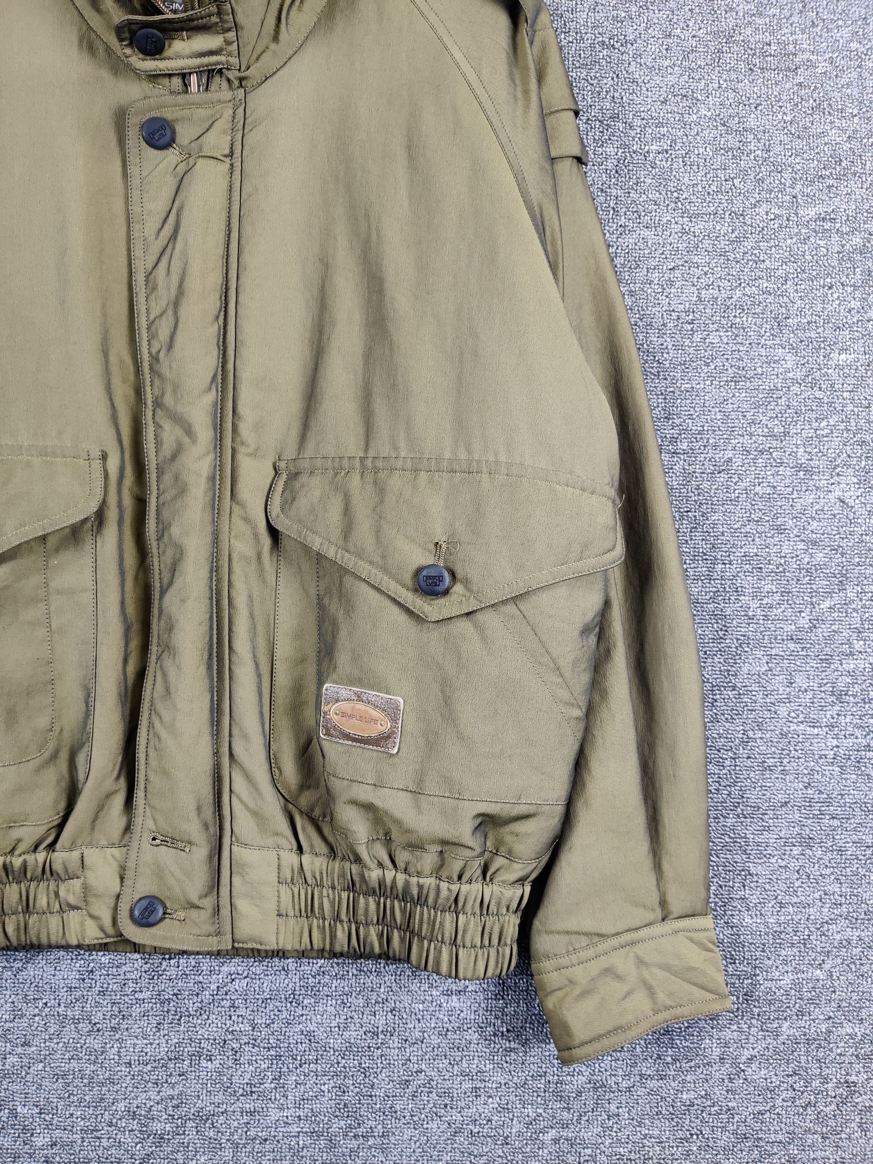 Japanese Brand Vintage Japanese Brand Simple Life Zipper Jacket Size US L / EU 52-54 / 3 - 3 Thumbnail