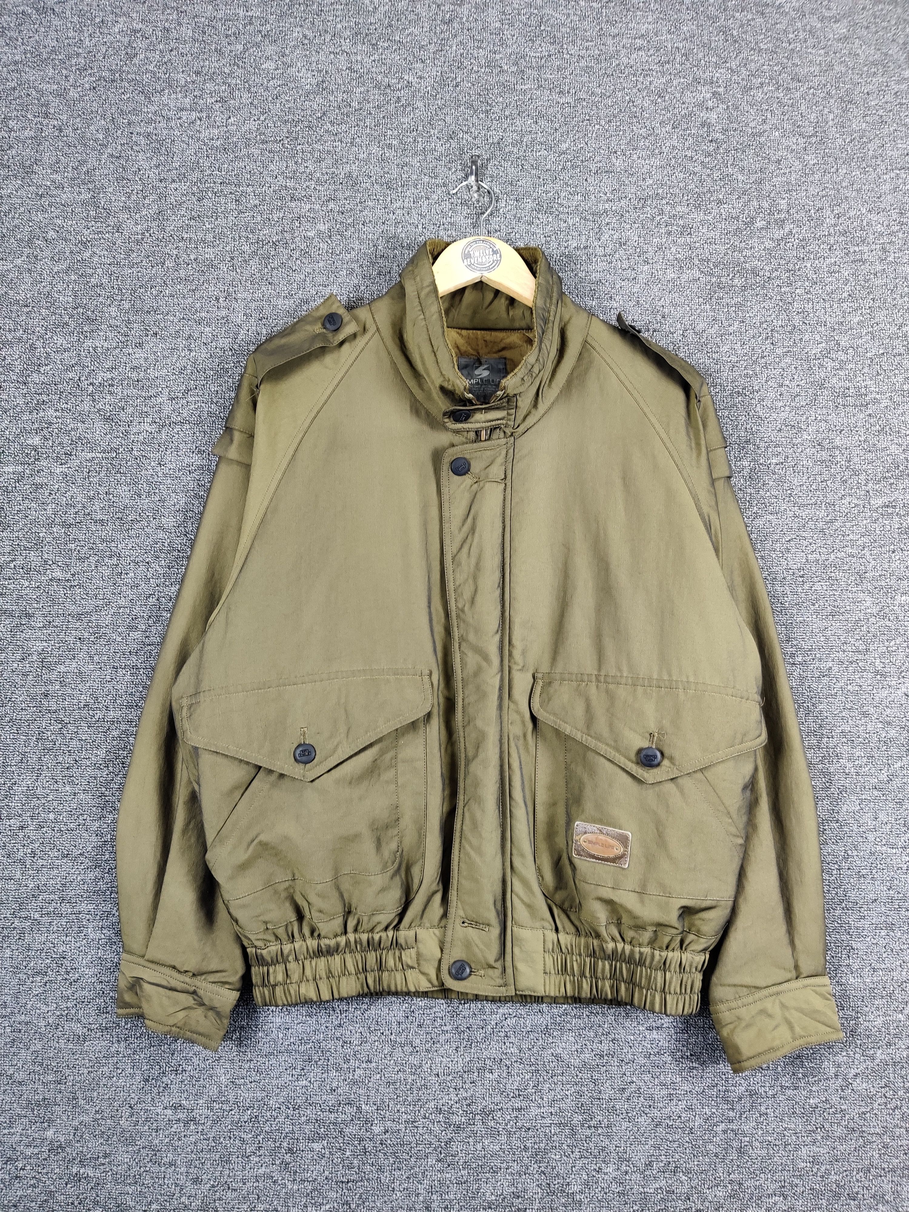 Japanese Brand Vintage Japanese Brand Simple Life Zipper Jacket Size US L / EU 52-54 / 3 - 1 Thumbnail