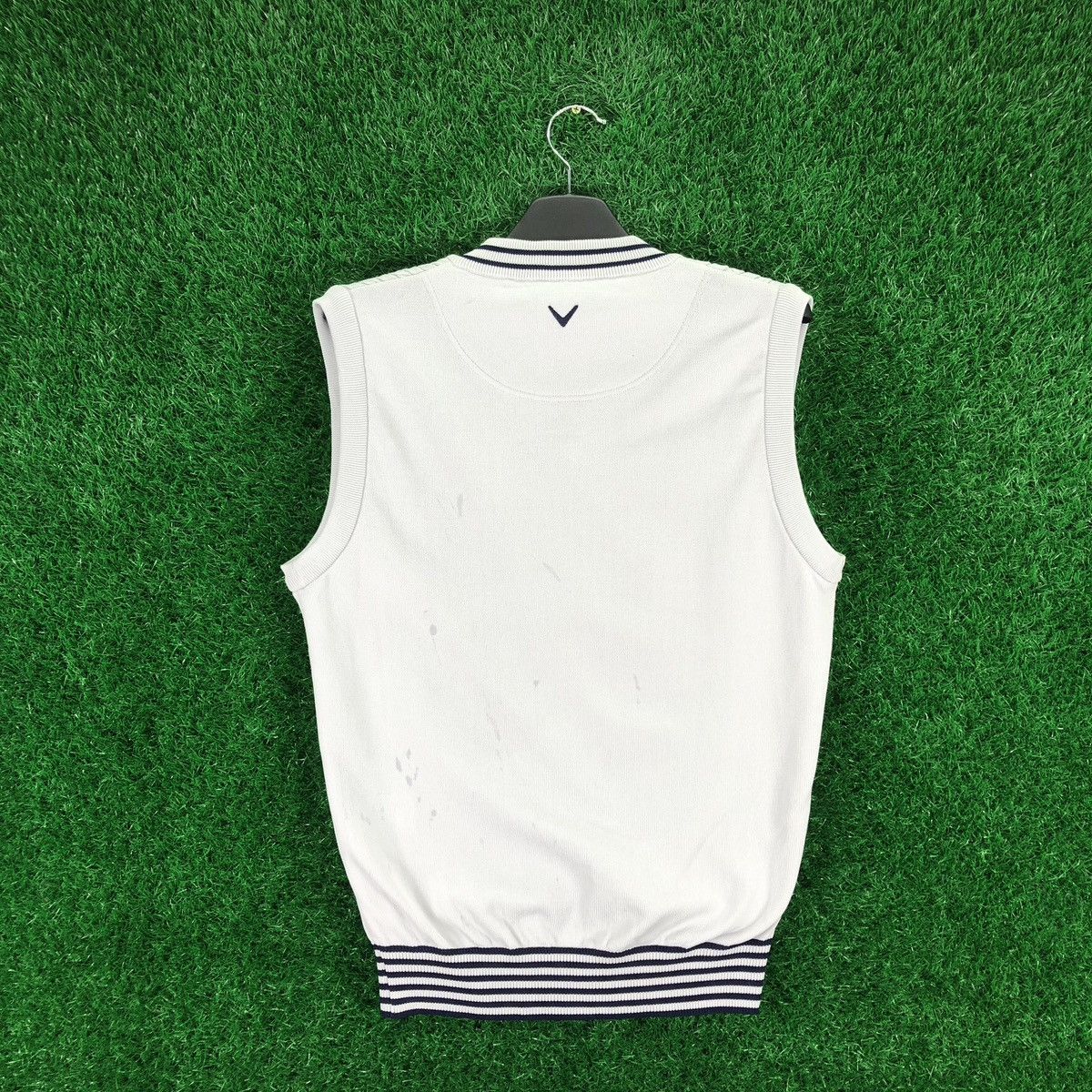 Callaway Callaway Golf Cable Knit Vest Pullover V-Neck Size US S / EU 44-46 / 1 - 4 Thumbnail