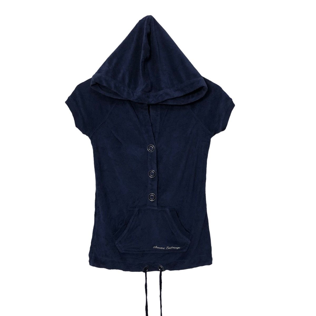 Armani Exchange × Vintage Vintage Armani Exchange Embroidery Small Logo Hoodie Top Size XS / US 0-2 / IT 36-38 - 1 Thumbnail