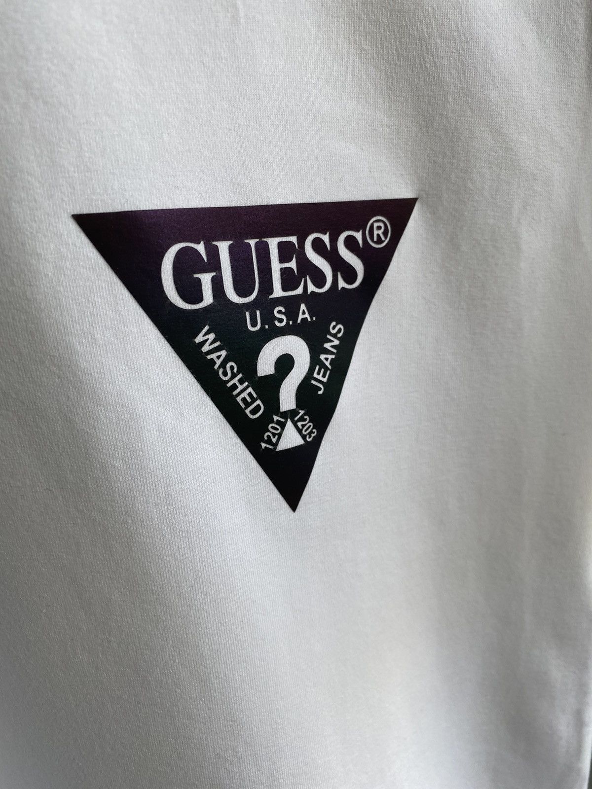 Guess × Vintage Guess Logo T-Shirt White Size US S / EU 44-46 / 1 - 6 Thumbnail