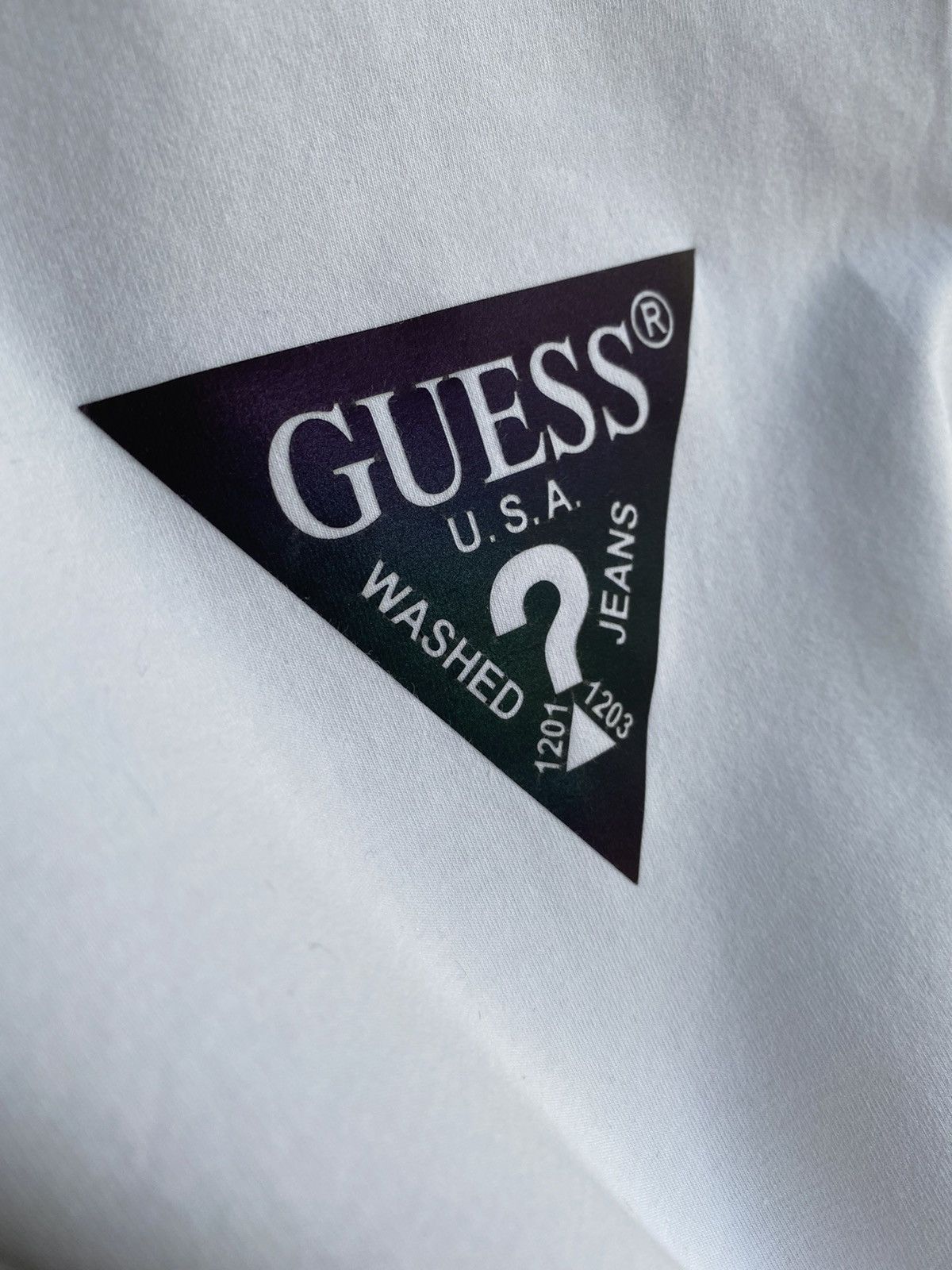 Guess × Vintage Guess Logo T-Shirt White Size US S / EU 44-46 / 1 - 7 Thumbnail