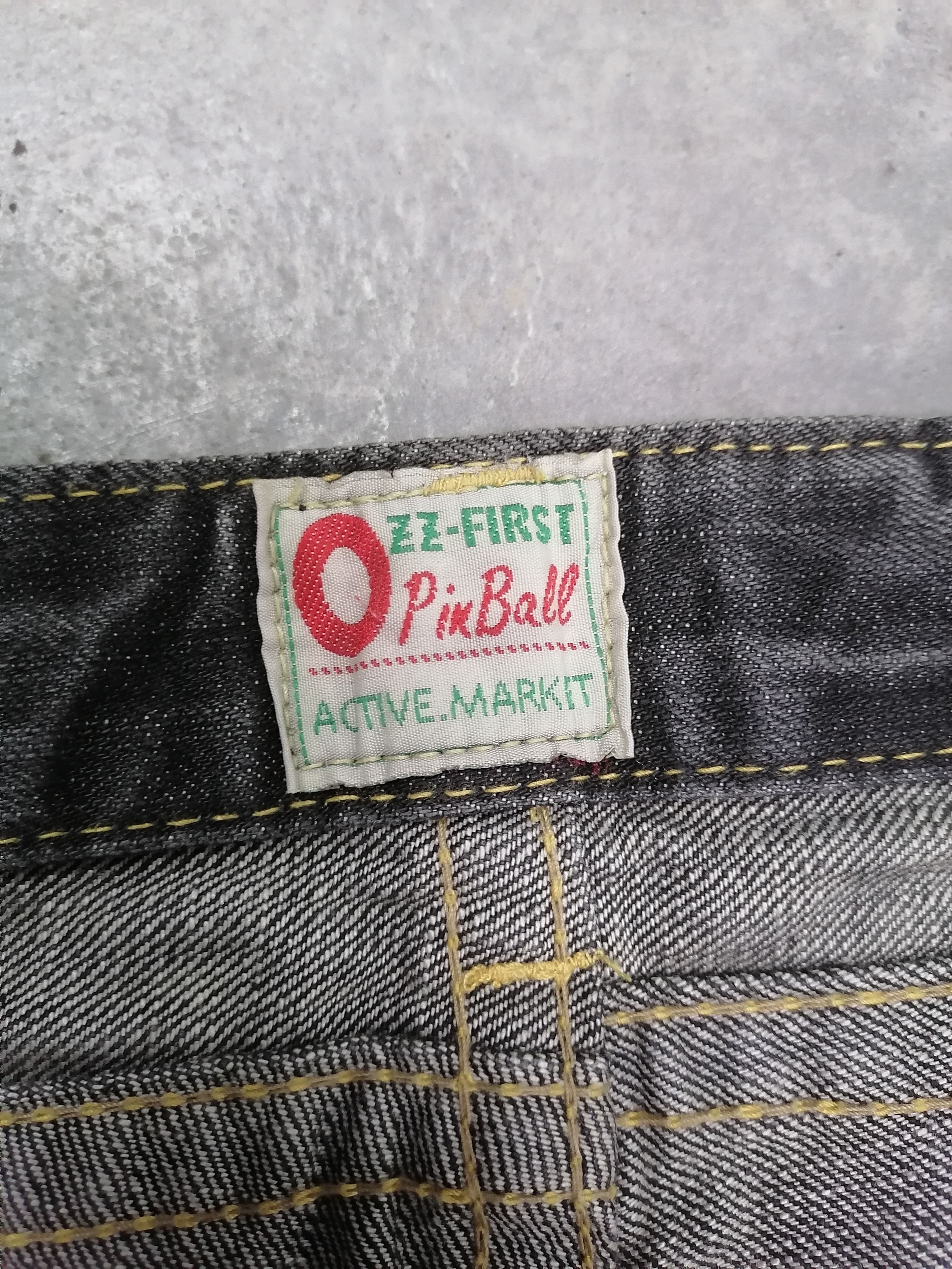 Japanese Brand FLARED TWIST🔥🔥🔥Pinball Washed Black Denim Bushpants⚡ Size US 31 - 8 Thumbnail