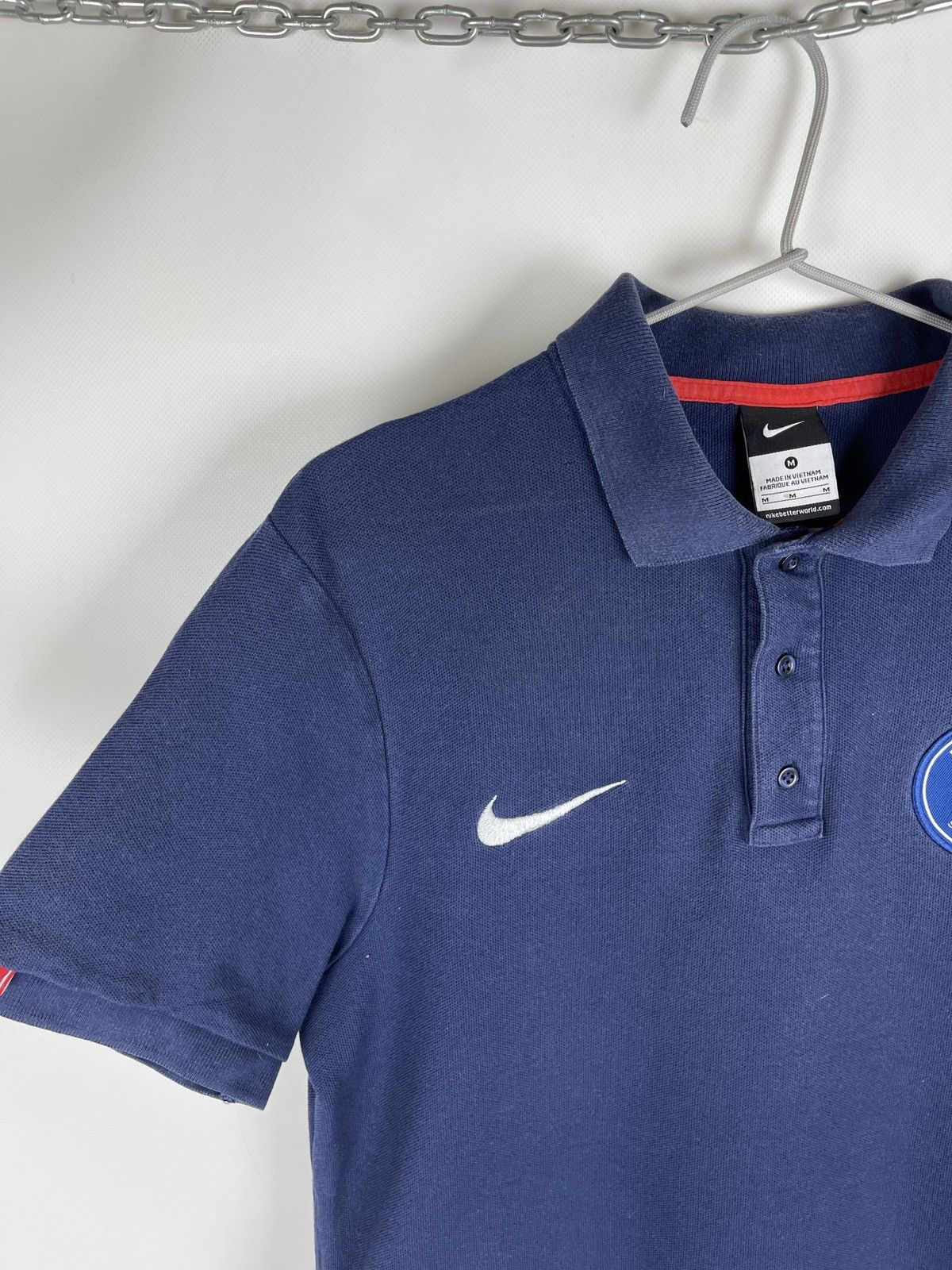 Nike Nike Paris Saint-Germain vintage faded polo tee shirt Size US M / EU 48-50 / 2 - 7 Thumbnail