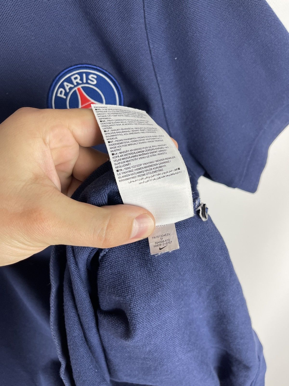 Nike Nike Paris Saint-Germain vintage faded polo tee shirt Size US M / EU 48-50 / 2 - 10 Thumbnail