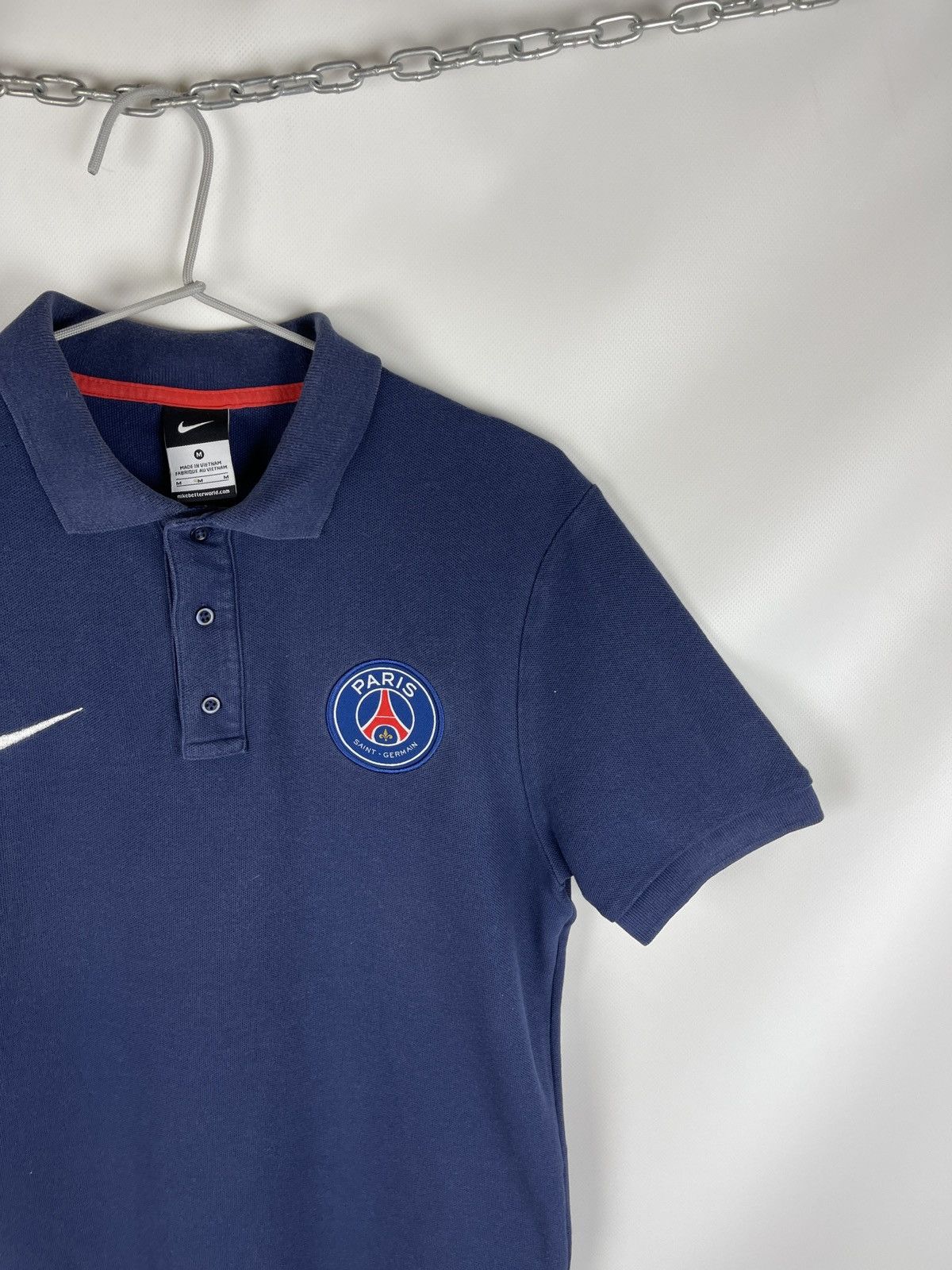 Nike Nike Paris Saint-Germain vintage faded polo tee shirt Size US M / EU 48-50 / 2 - 5 Thumbnail