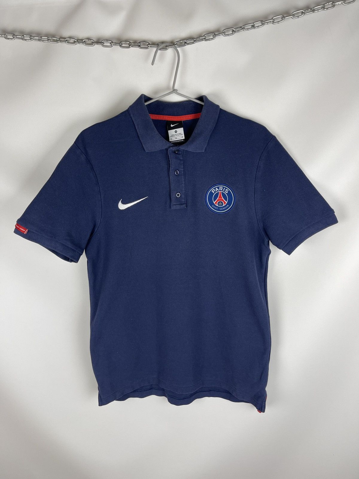 Nike Nike Paris Saint-Germain vintage faded polo tee shirt Size US M / EU 48-50 / 2 - 2 Thumbnail