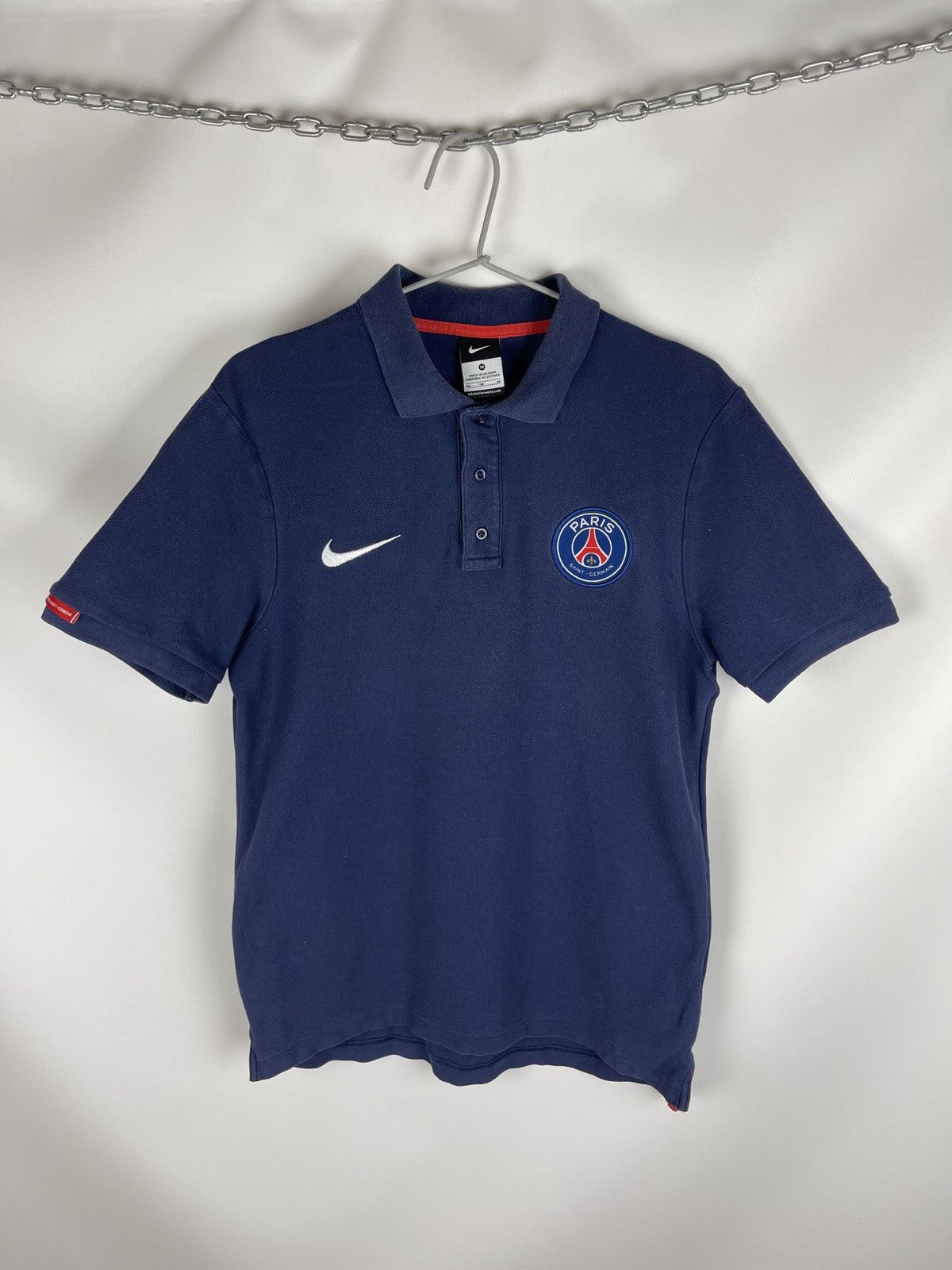 Nike Nike Paris Saint-Germain vintage faded polo tee shirt Size US M / EU 48-50 / 2 - 1 Thumbnail