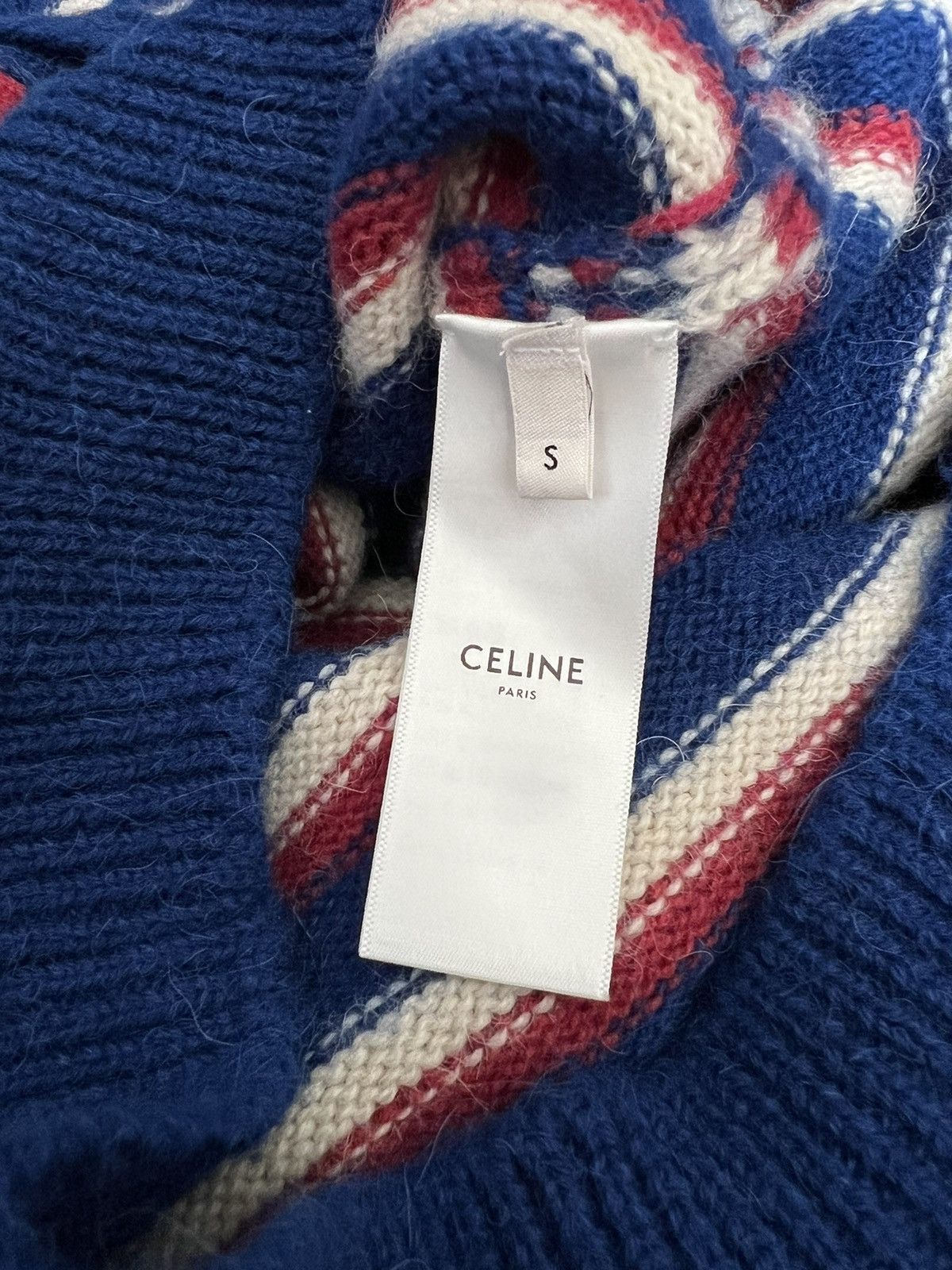 Celine × Hedi Slimane SS21 Star Embroidered Loose Cardigan sz S Size US S / EU 44-46 / 1 - 7 Thumbnail