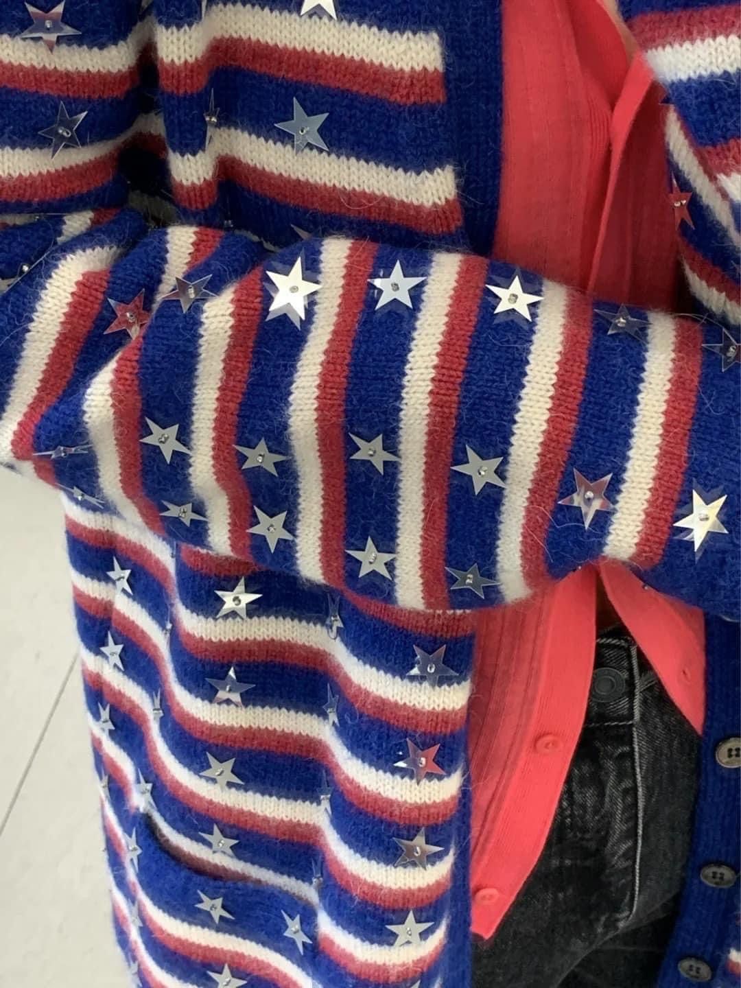 Celine × Hedi Slimane SS21 Star Embroidered Loose Cardigan sz S Size US S / EU 44-46 / 1 - 15 Thumbnail