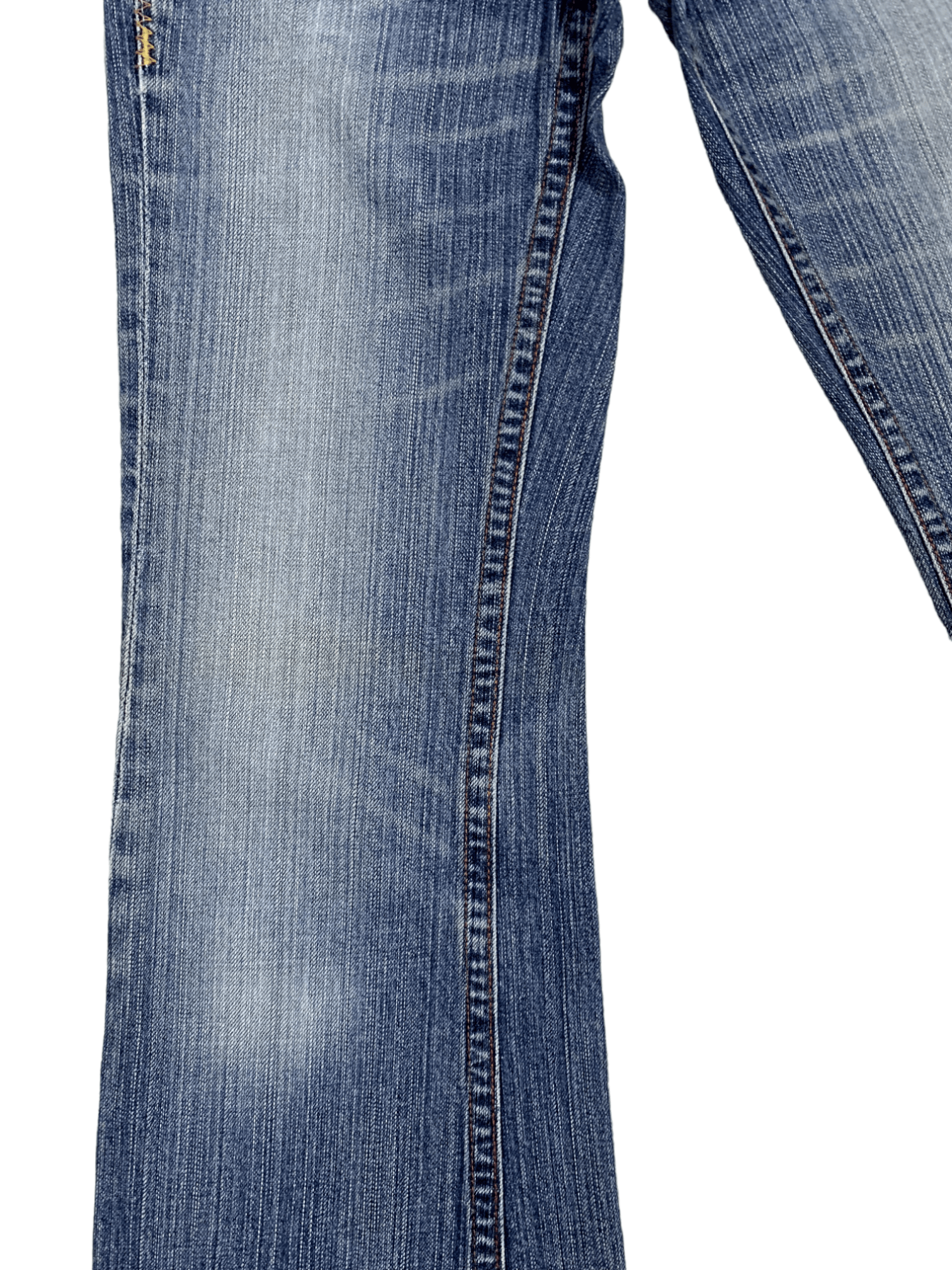 Japanese Brand Vintage Japanese Brand Blue Wash Flare Style Jeans Size US 28 / EU 44 - 8 Thumbnail