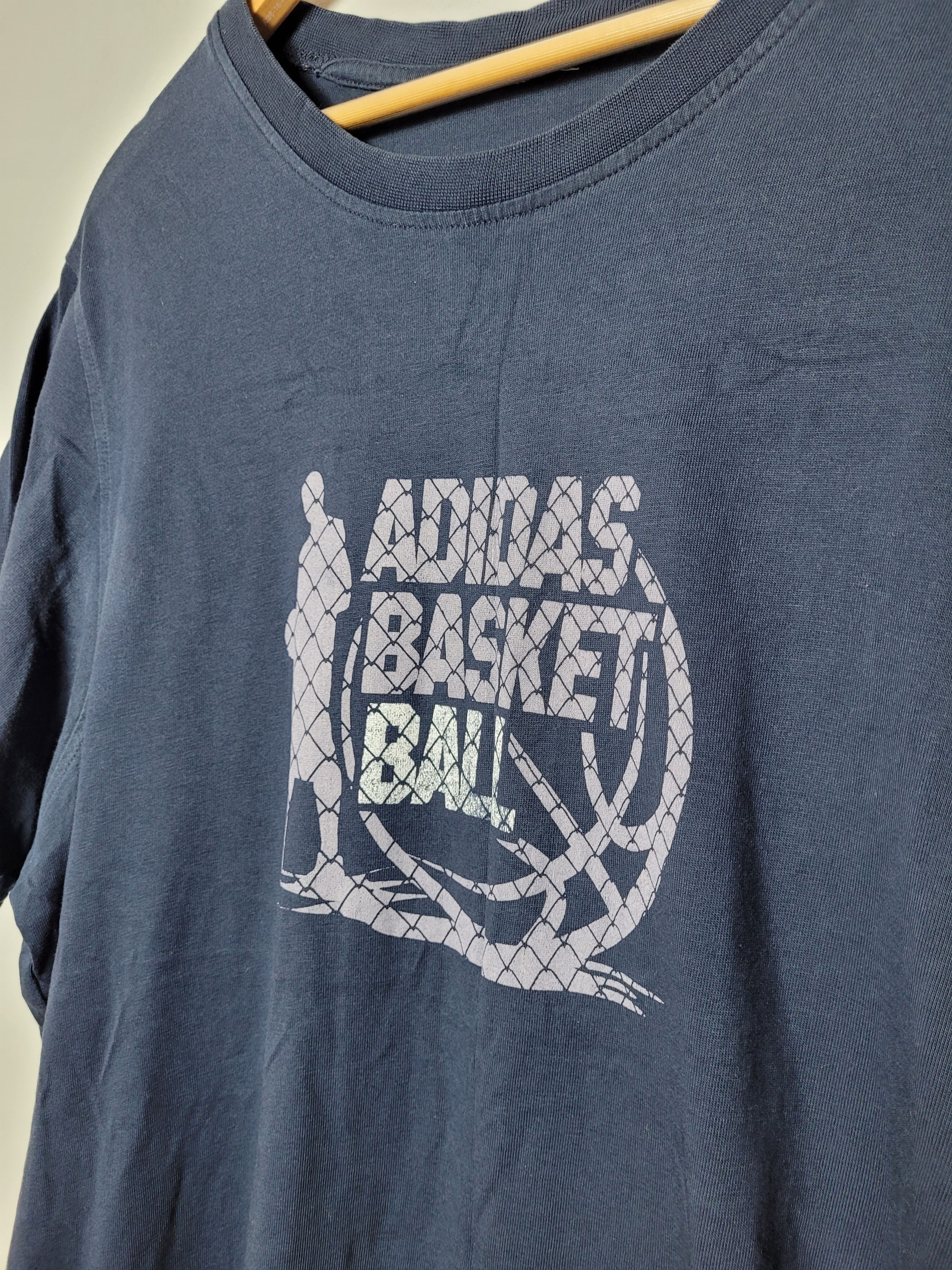 Adidas × Vintage Adidas Basketball vintage 2006 t-shirt Size US XL / EU 56 / 4 - 4 Thumbnail