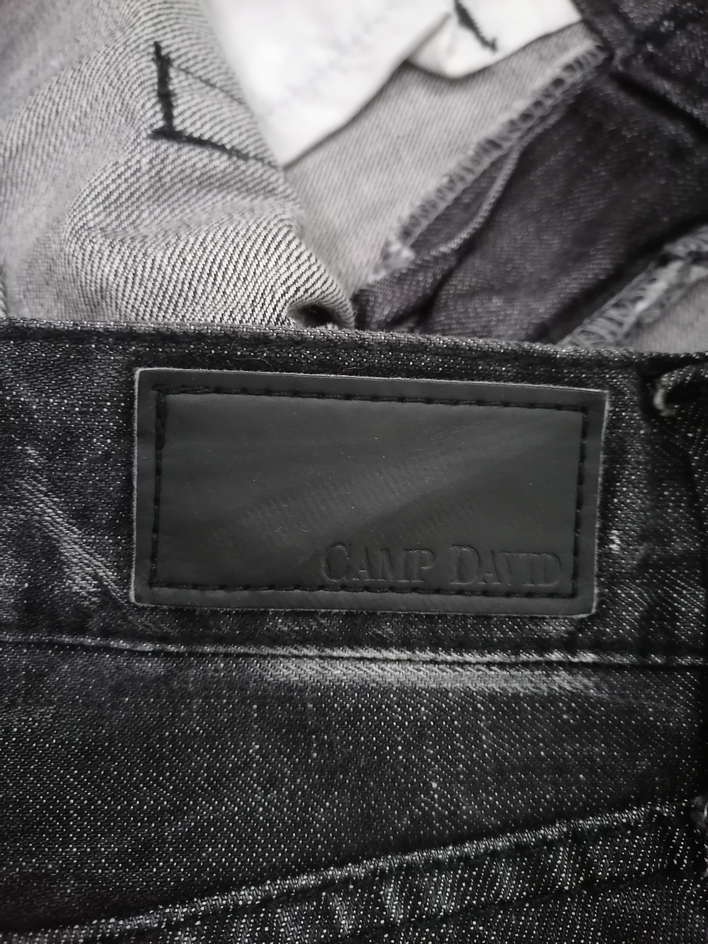 Japanese Brand Rare🔥Camp David Flash Design Distressed Denim Pants🔥 Size US 33 - 8 Thumbnail