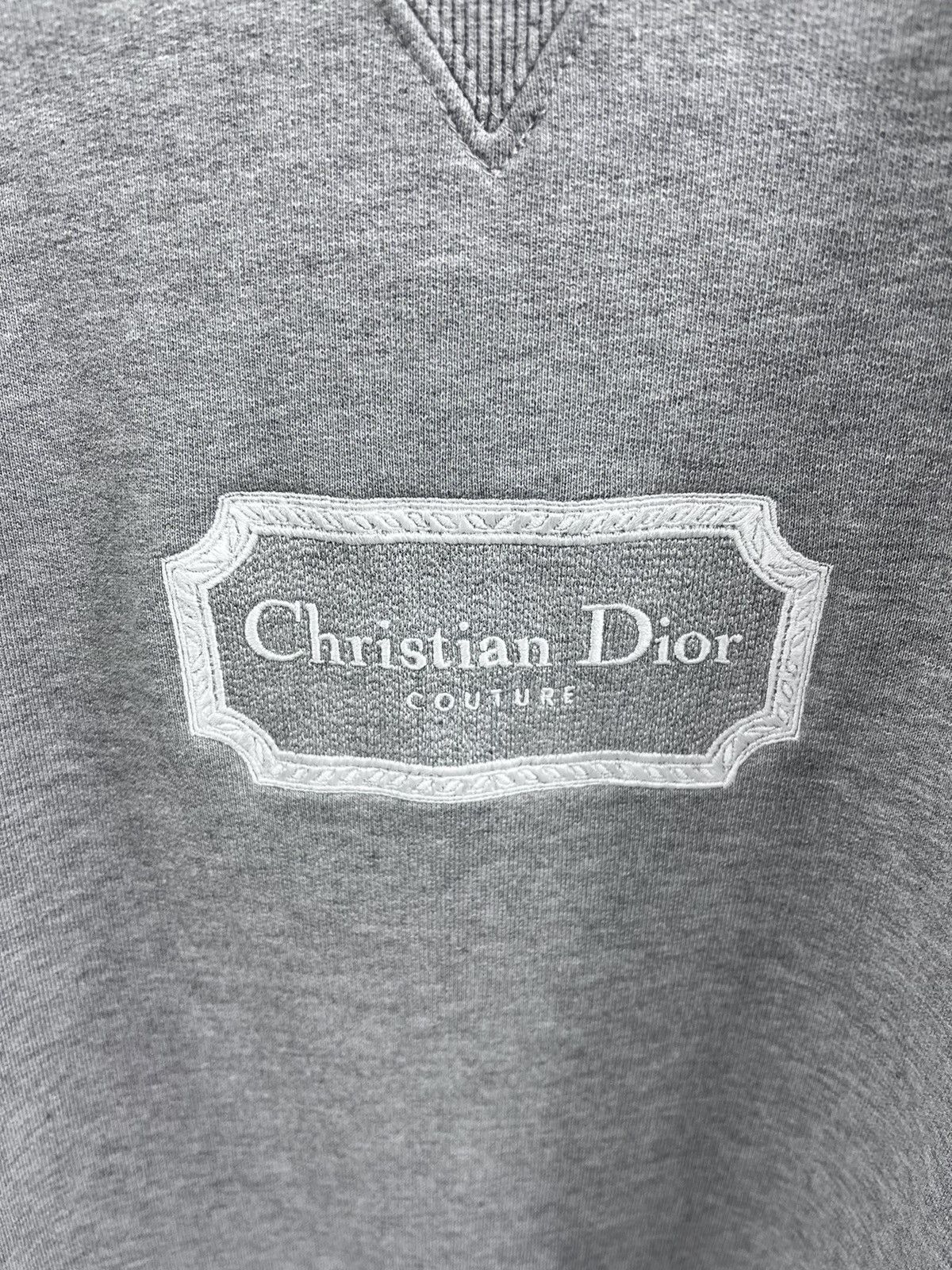 Dior Cristian Dior Embroidered Relaxed Sweatshirt Size US L / EU 52-54 / 3 - 3 Thumbnail