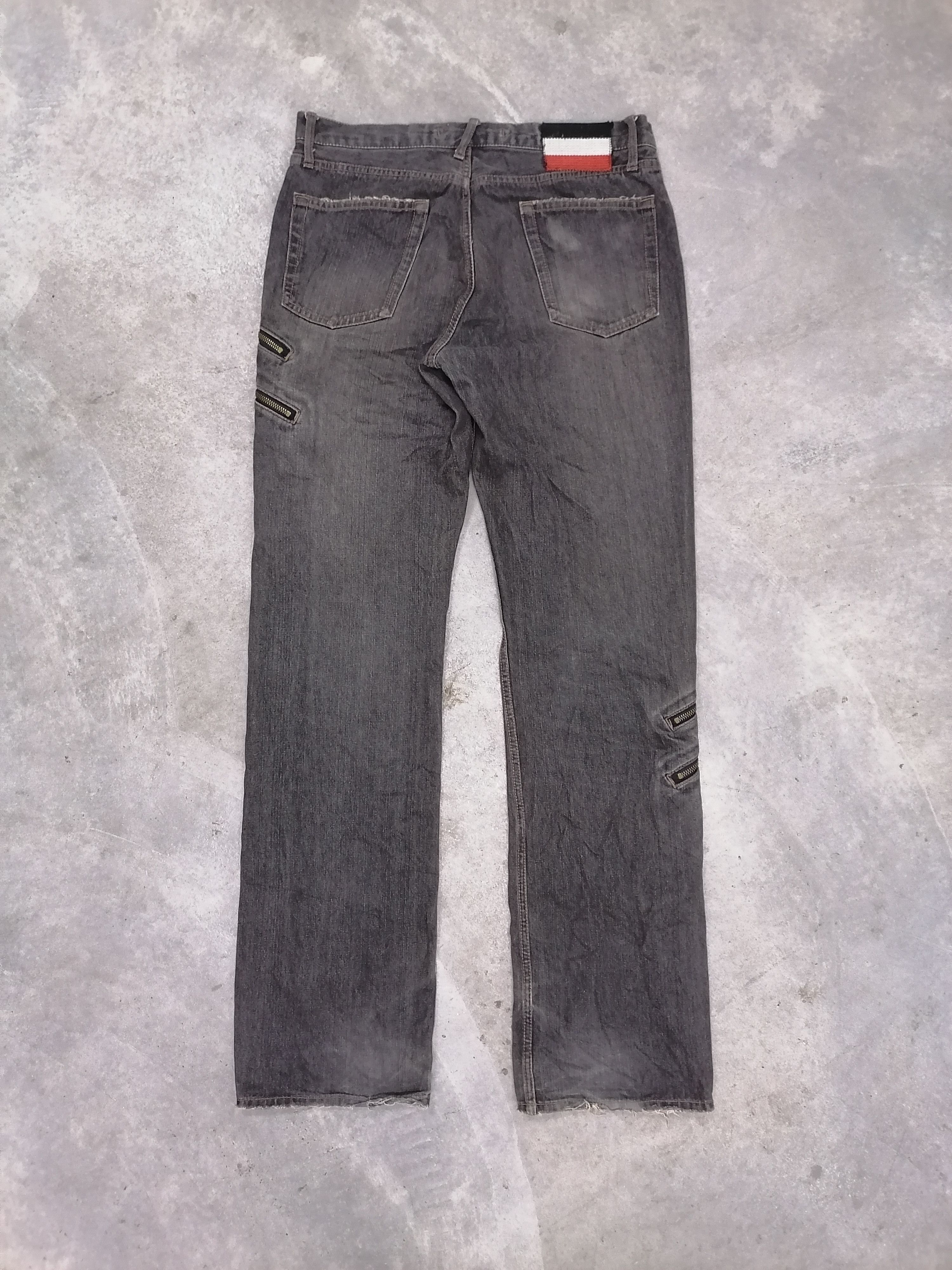 PPFM Rare🔥PPFM Multizipper Pocket Distressed Denim Pants⚡⚡⚡ Size US 33 - 9 Thumbnail