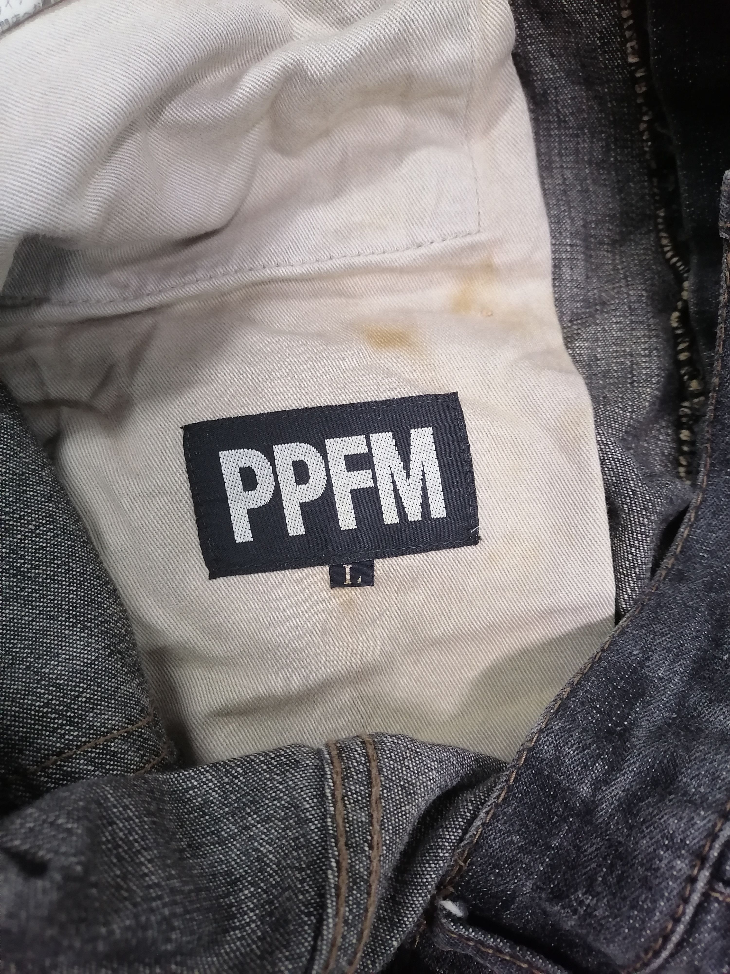PPFM Rare🔥PPFM Multizipper Pocket Distressed Denim Pants⚡⚡⚡ Size US 33 - 11 Thumbnail