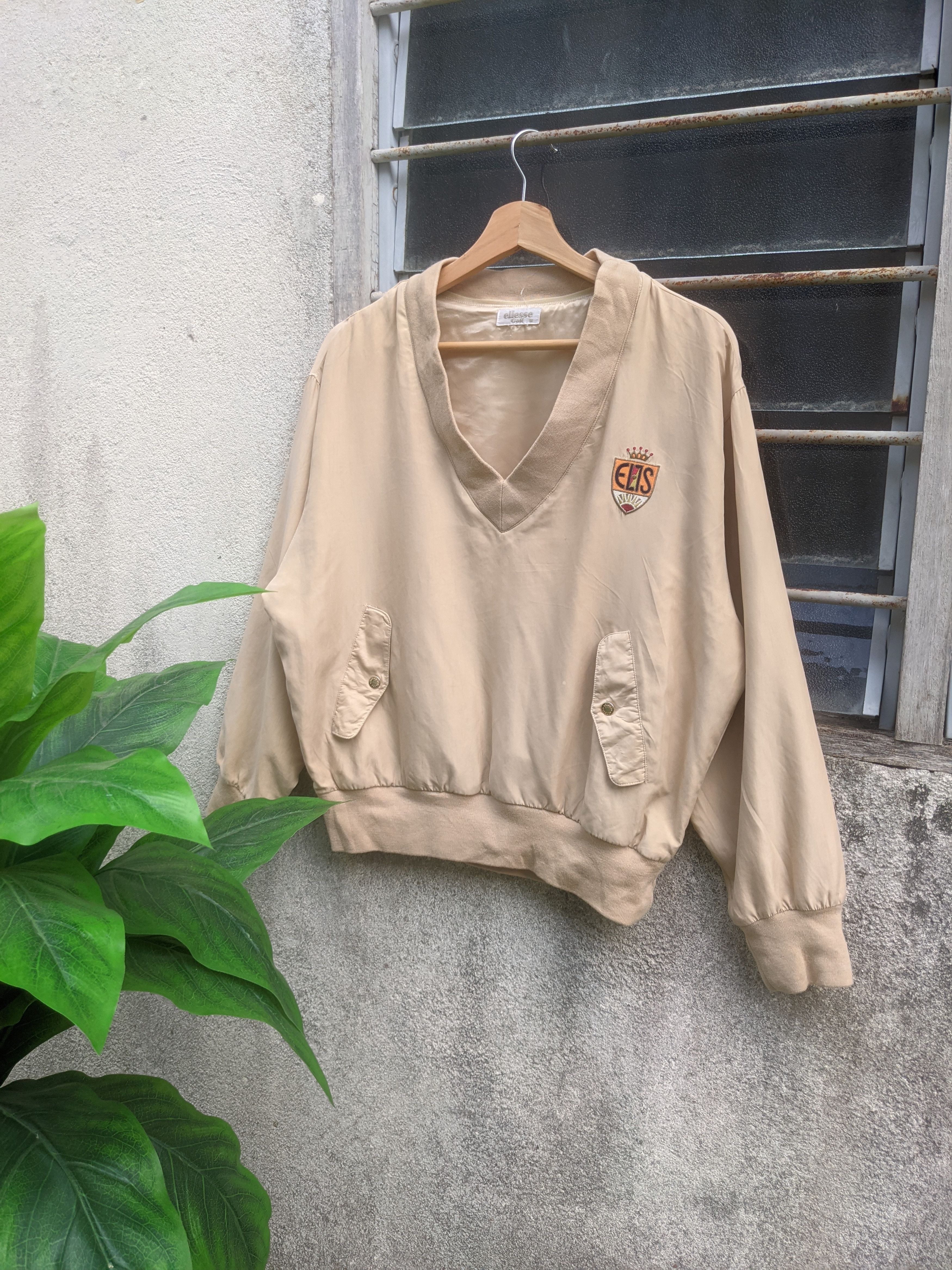 image of Steals Vintage Ellesse Golf Sweater in Light Brown, Men's (Size Medium)