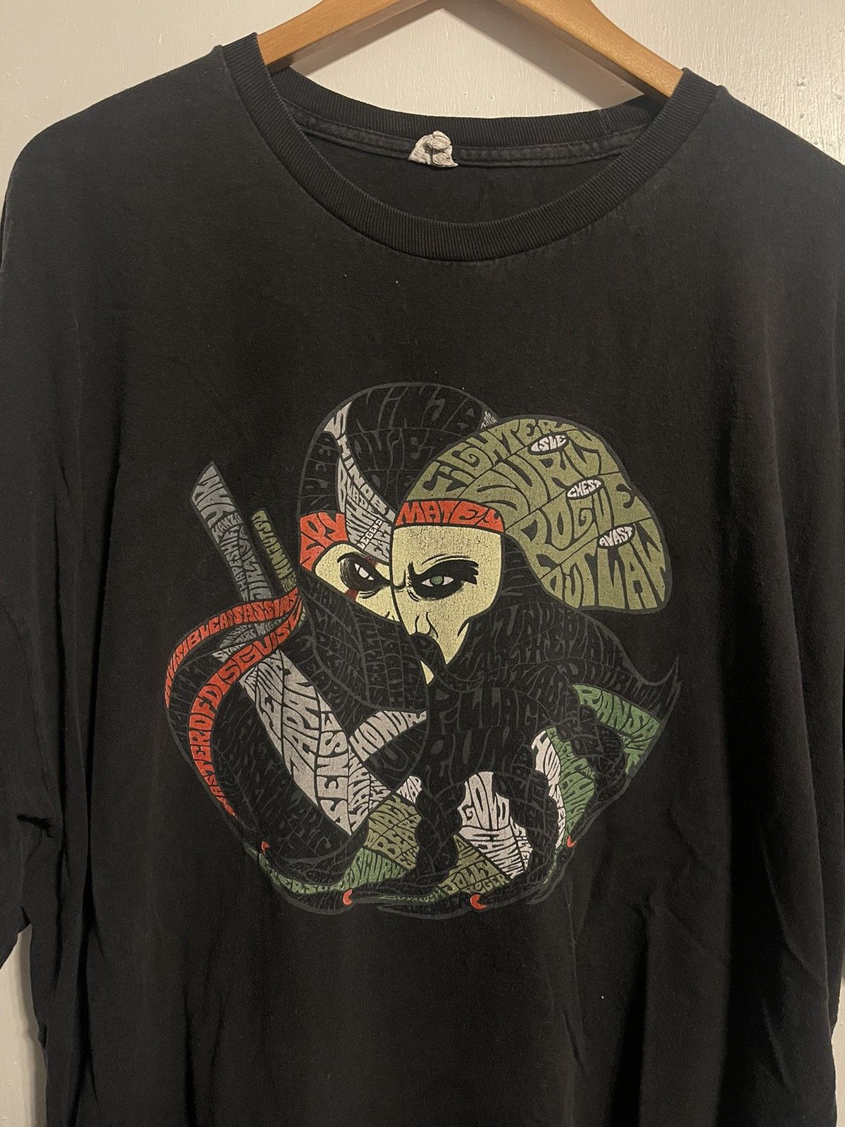 Vintage Vintage Ninja Pirate Words Tee Size US XXL / EU 58 / 5 - 2 Thumbnail