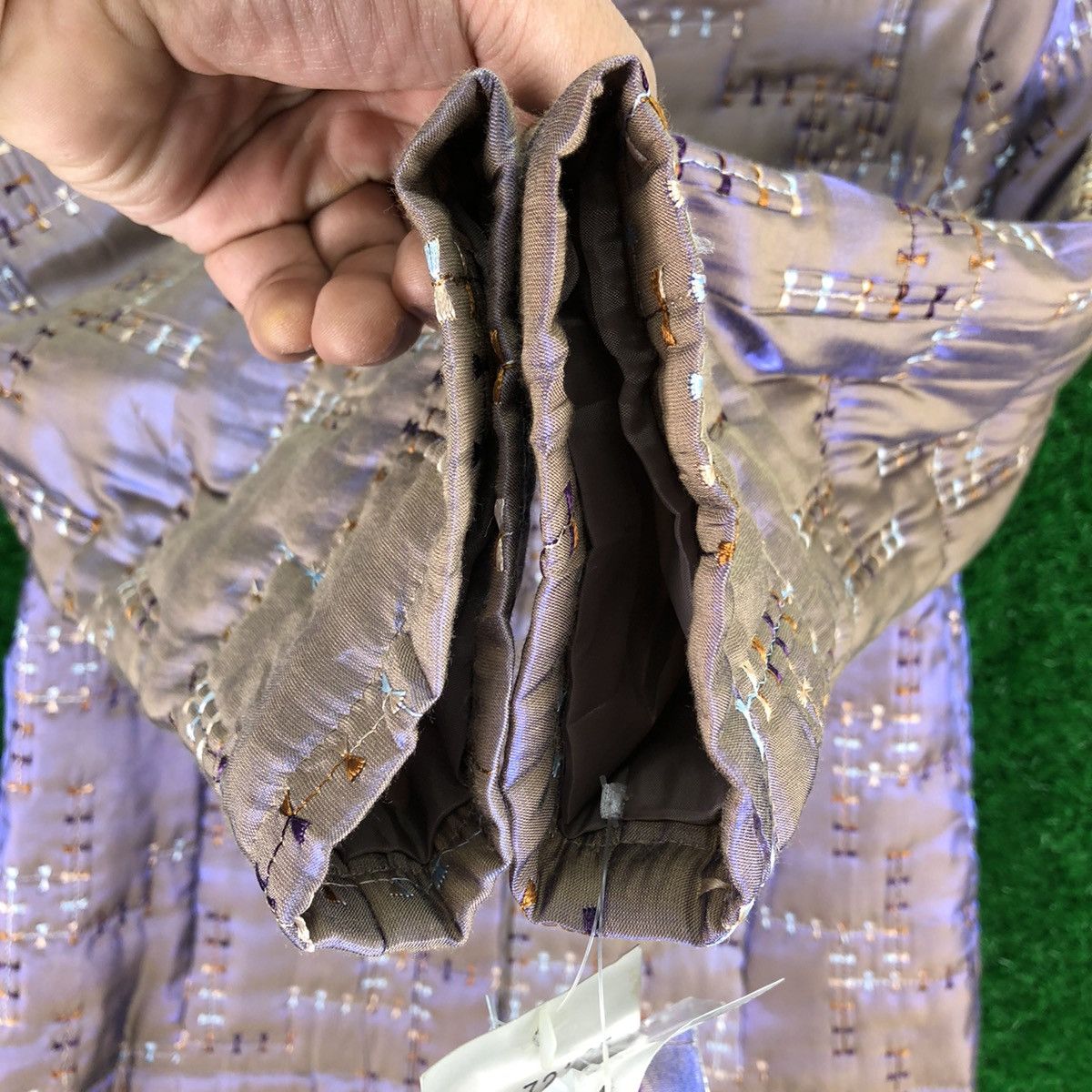 Japanese Brand × Vintage Vintage Reflect Light Embroidery Women Jacket by Sophia Size S / US 4 / IT 40 - 12 Thumbnail