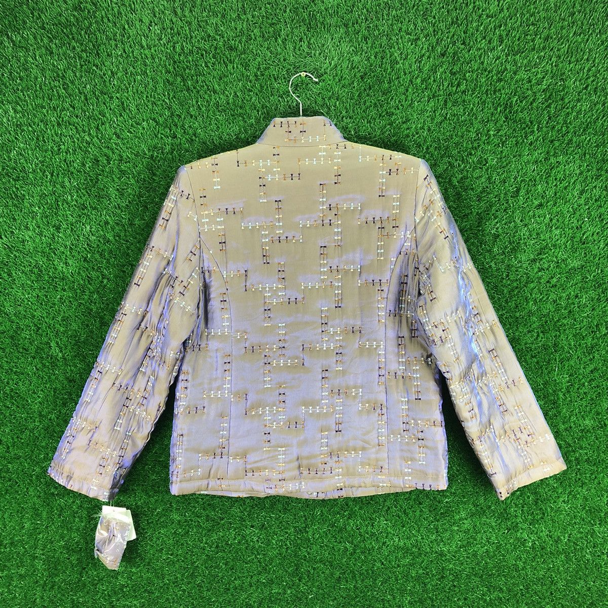 Japanese Brand × Vintage Vintage Reflect Light Embroidery Women Jacket by Sophia Size S / US 4 / IT 40 - 4 Thumbnail