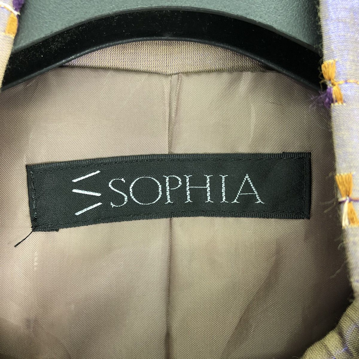 Japanese Brand × Vintage Vintage Reflect Light Embroidery Women Jacket by Sophia Size S / US 4 / IT 40 - 14 Thumbnail