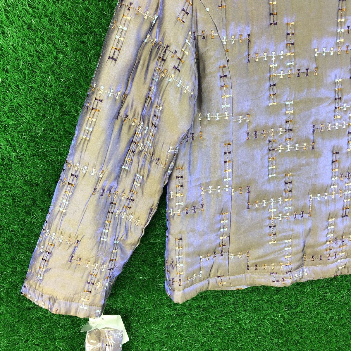 Japanese Brand × Vintage Vintage Reflect Light Embroidery Women Jacket by Sophia Size S / US 4 / IT 40 - 6 Thumbnail
