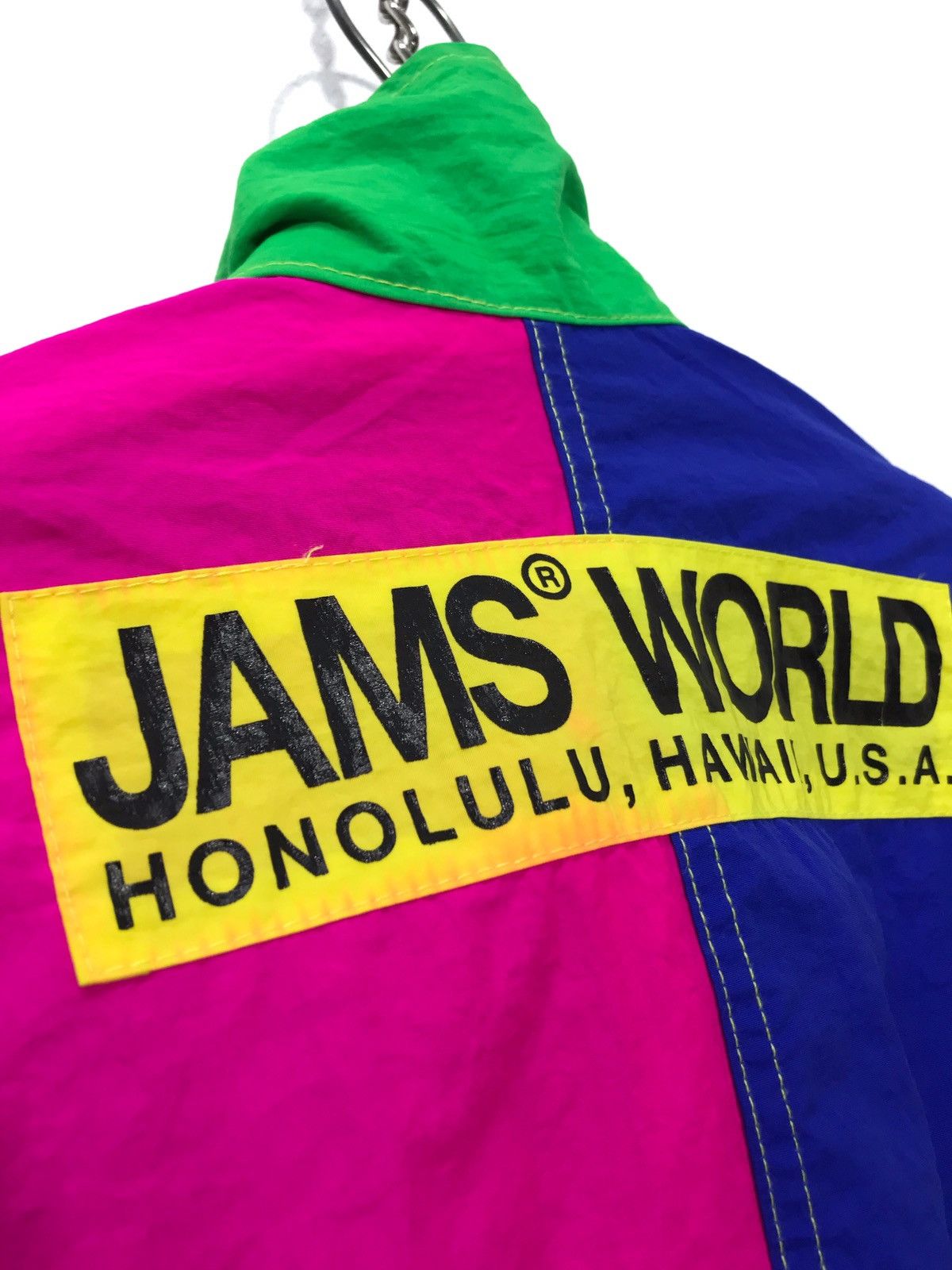 Jams World Vtg 90s Jams World Hawaii Multi Colour Nylon Jacket 30🟩 Size US S / EU 44-46 / 1 - 5 Thumbnail