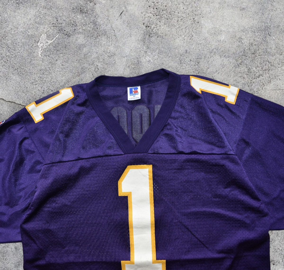 Russell Athletic Vintage 90s Warren Moon Minnesota Vikings NFL Jersey (M/L) Size US M / EU 48-50 / 2 - 4 Thumbnail