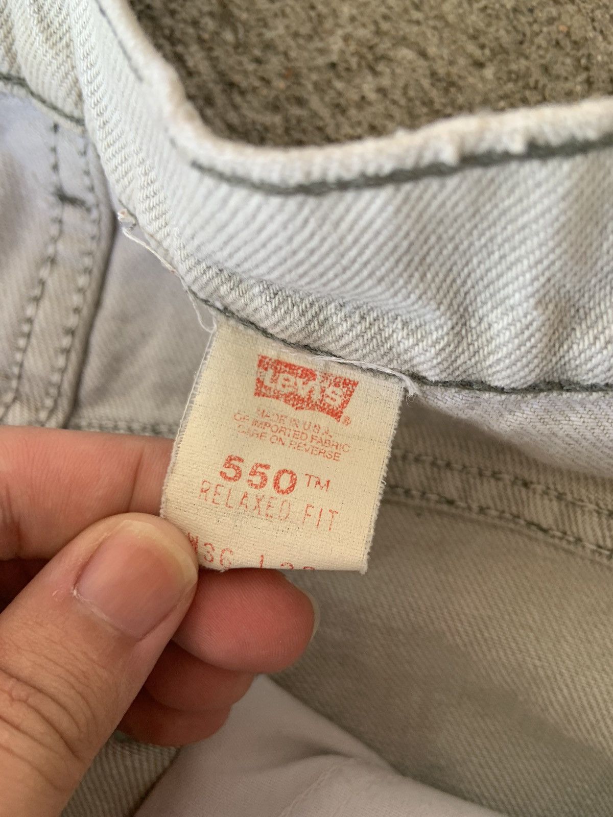 Levi's × Vintage Vintage Levis 550 Jeans Size US 36 / EU 52 - 4 Thumbnail