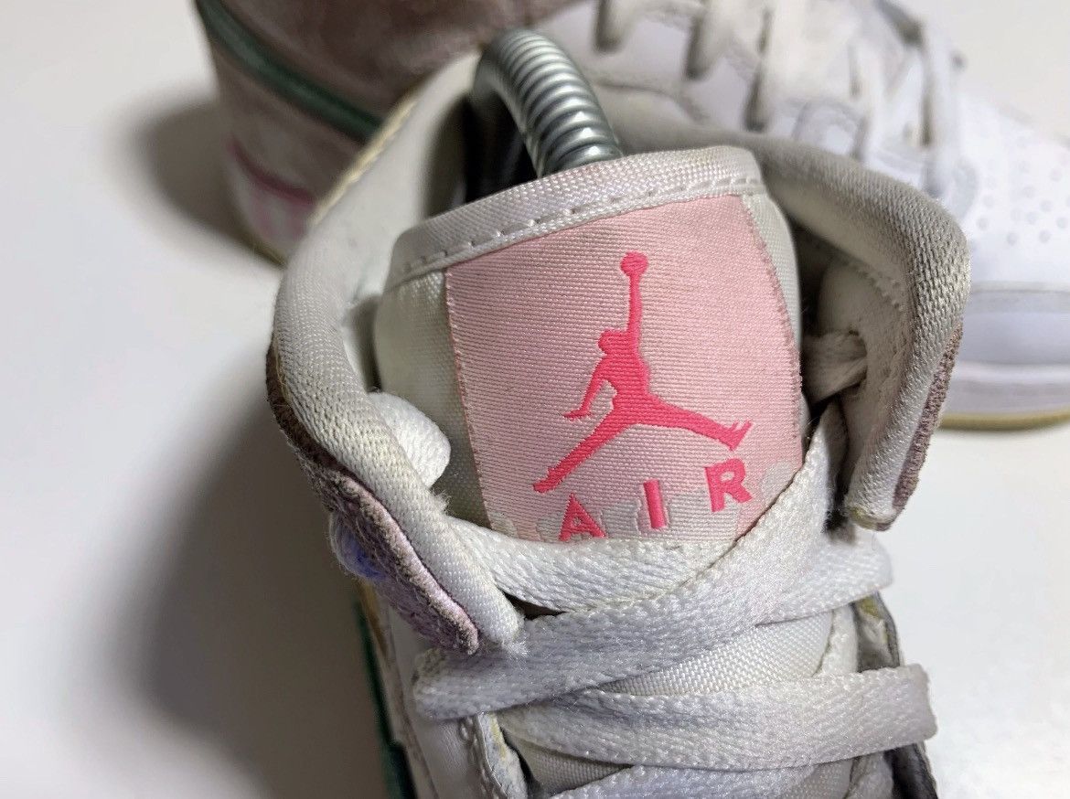 Jordan Brand Nike Air Jordan 1 Mid Paint Drip Ice Cream Pink 37 Size US 7 / IT 37 - 5 Thumbnail