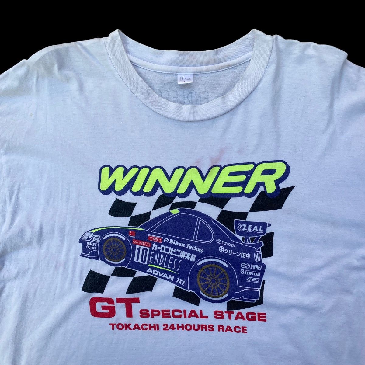 Sports Specialties × Vintage GT Special Stage Tokachi 24 Hours Race Vintage Shirt. #Z Size US L / EU 52-54 / 3 - 2 Thumbnail